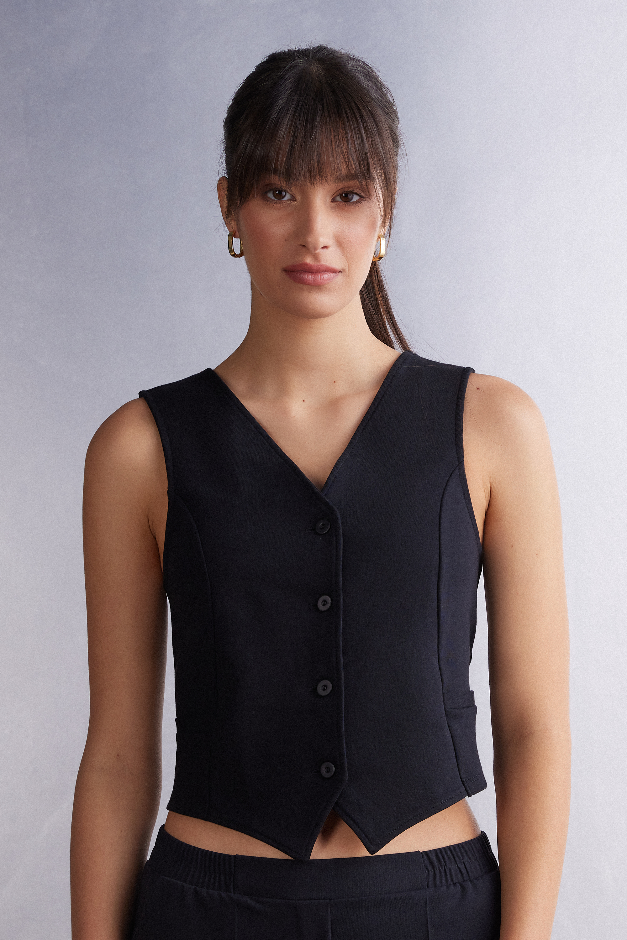 intimissimi ジャケット Gilet en coton CG139C019-FI.jpeg