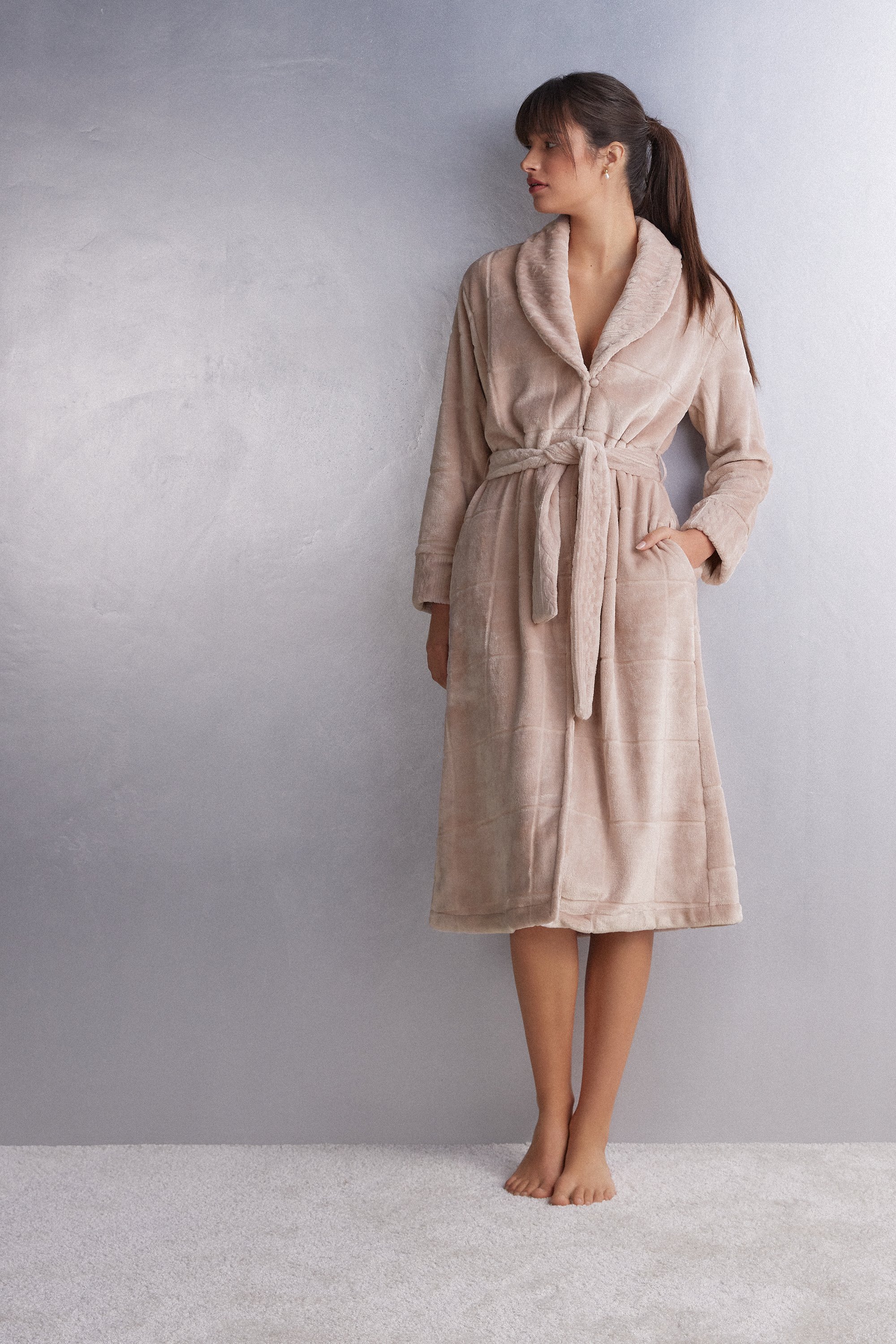 Vestaglia pile intimissimi sale