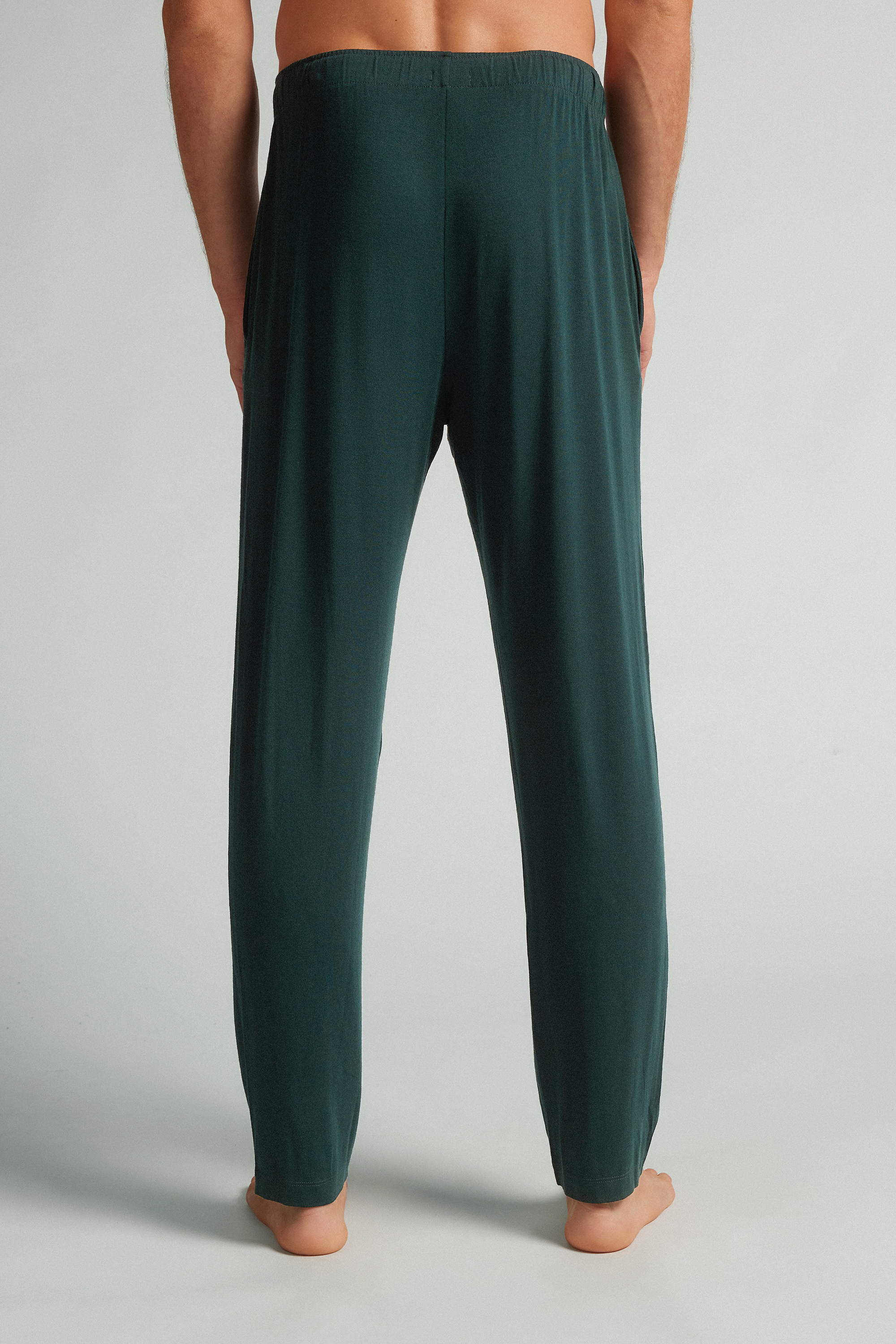 シルク＆モダール ロングパンツ