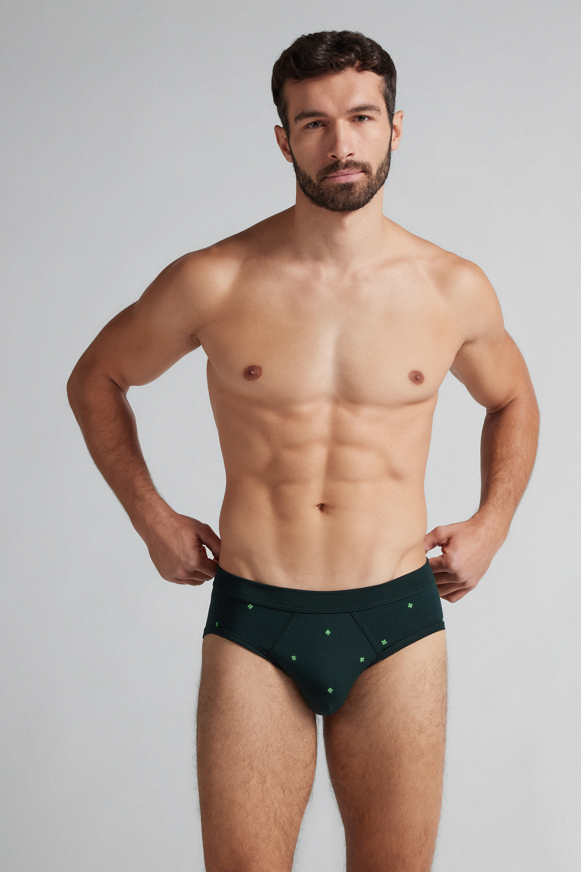 クローバープリント Superior コットン ブリーフ