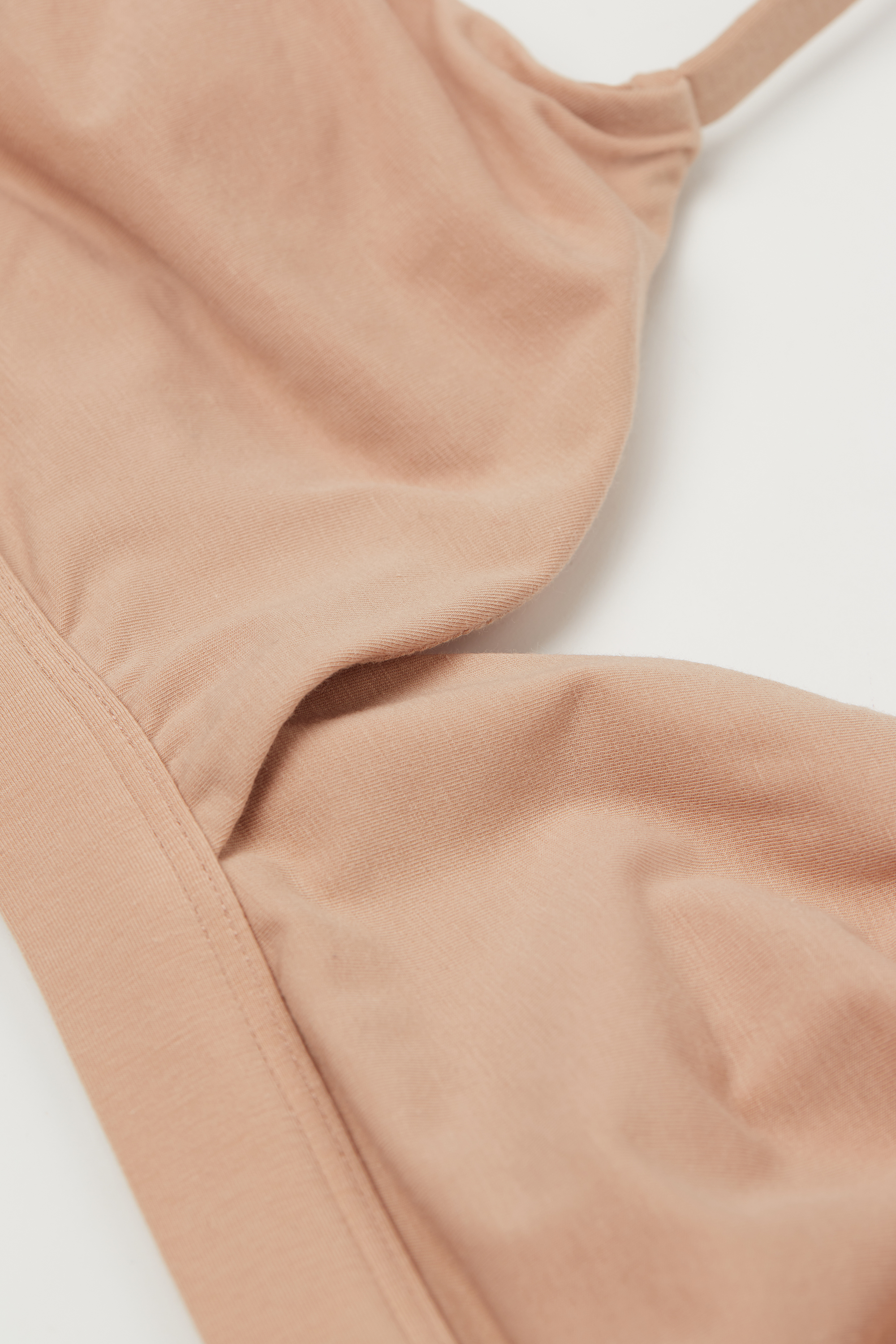 Emma ナチュラルコットン トライアングルブラ