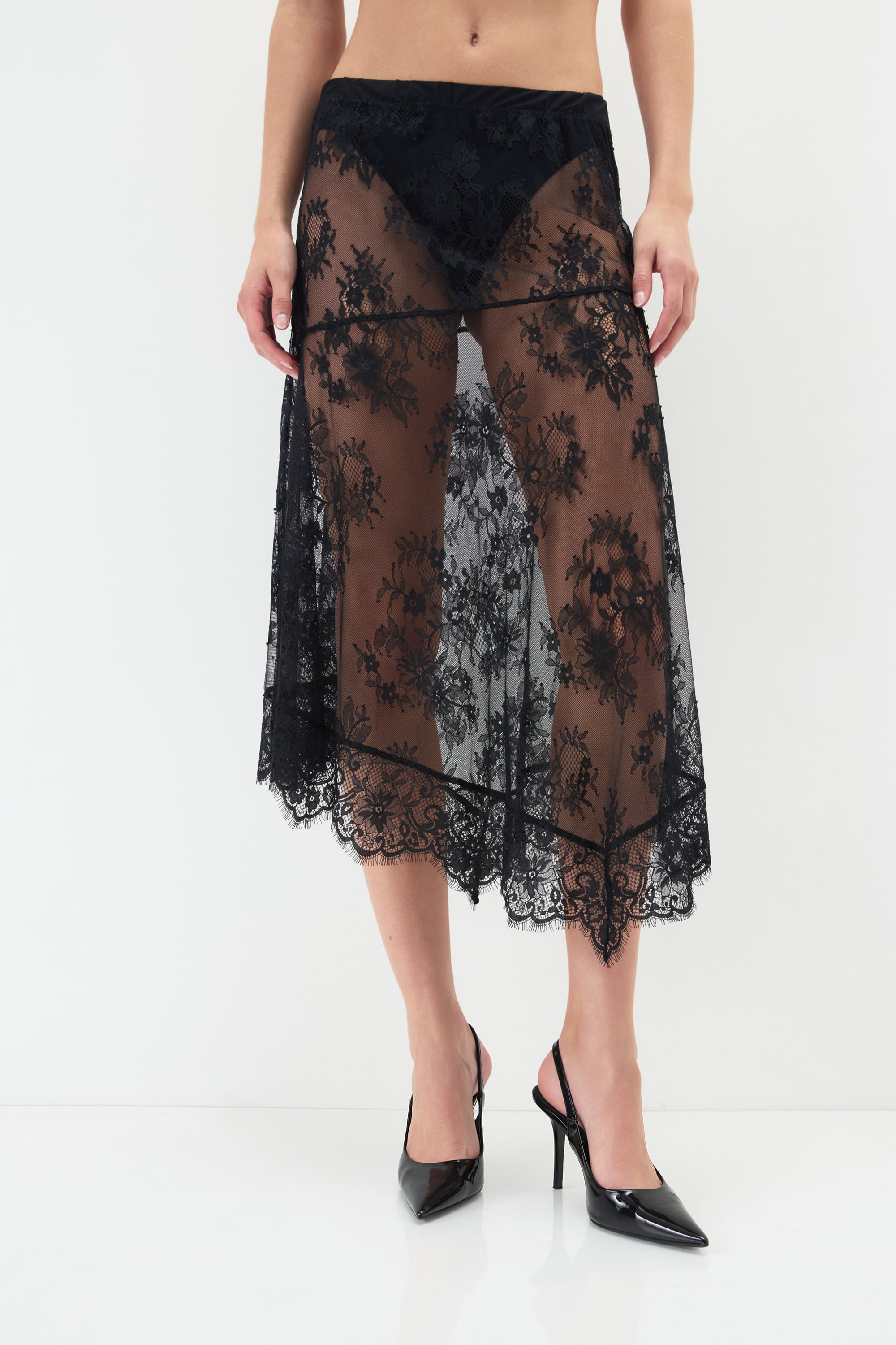 レース ロンゲットスカート