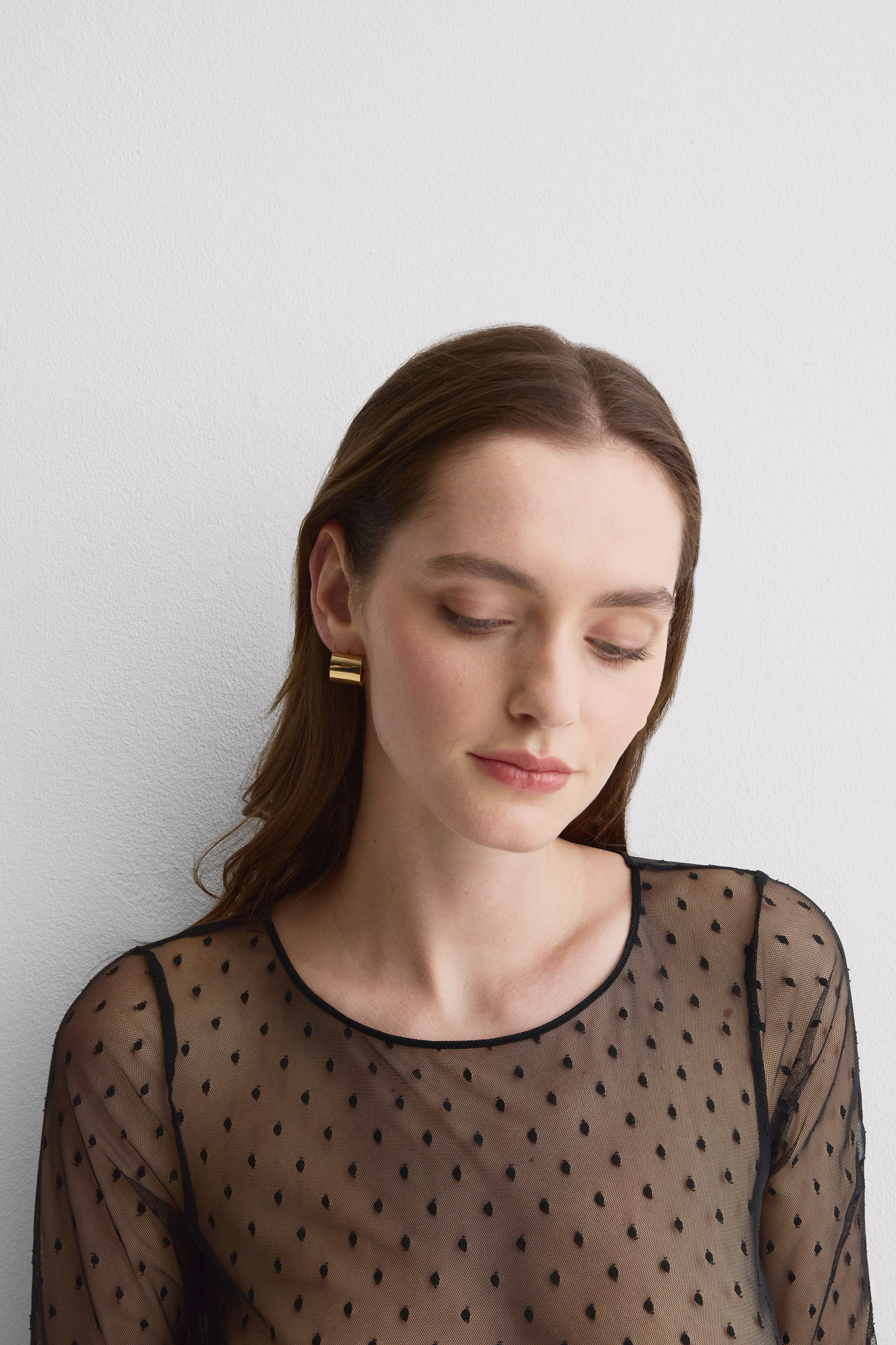 Flirt Fearlessly レース ロングスリーブ ボディスーツ