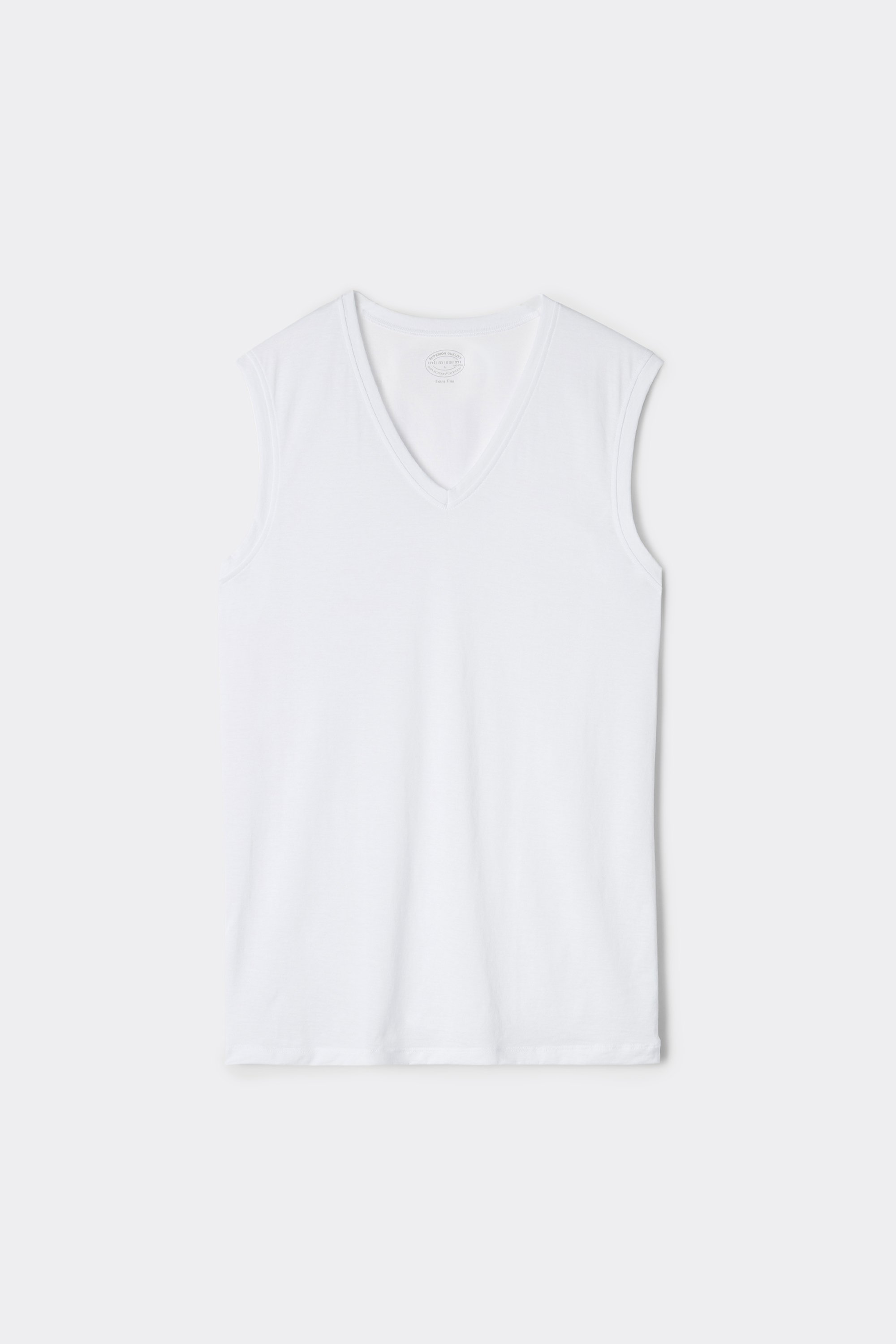 Extrafine Superior Cotton V-Neck T-Shirt | Intimissimi