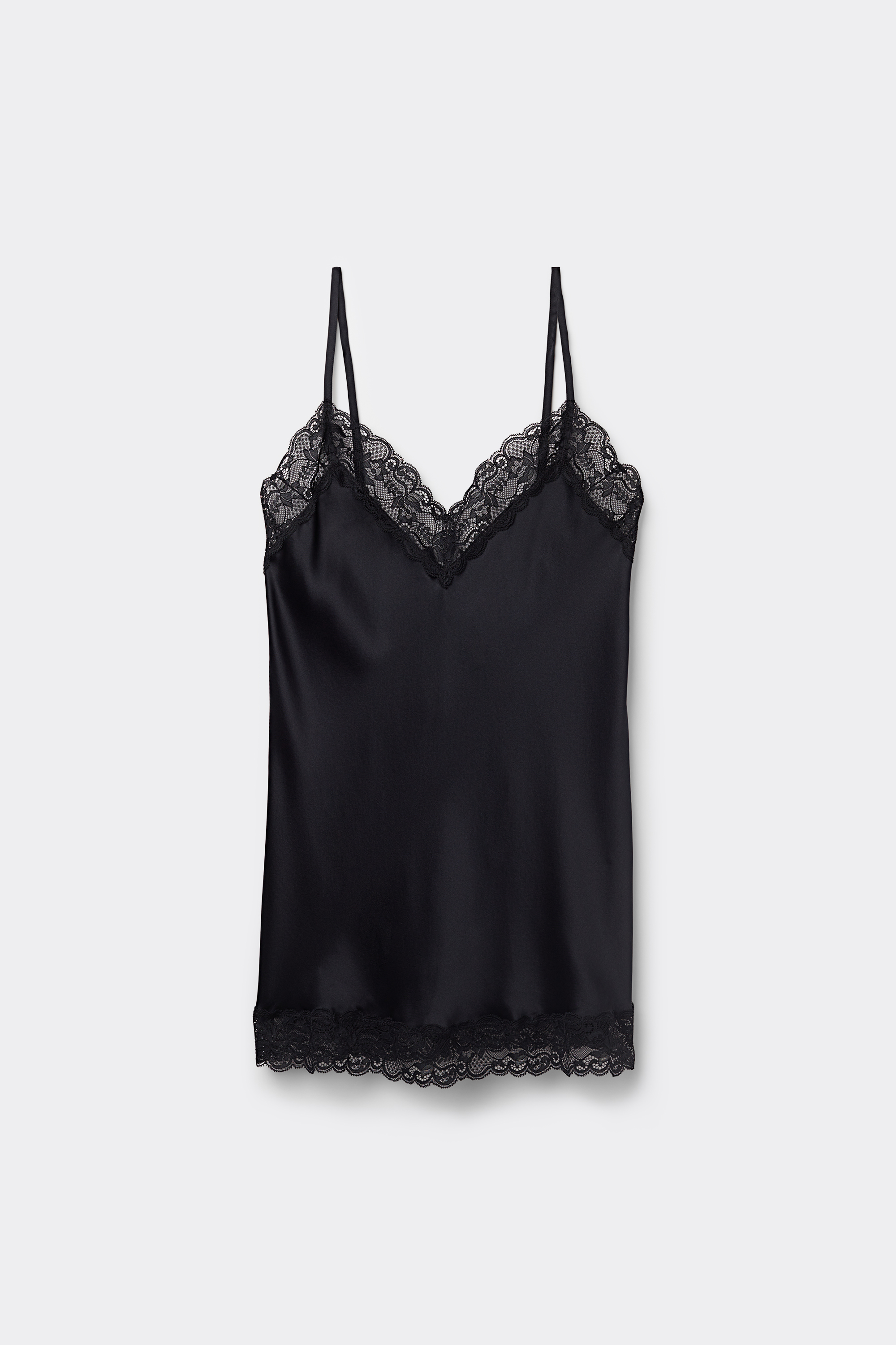 Silk Slip with Lace Insert Detail Intimissimi