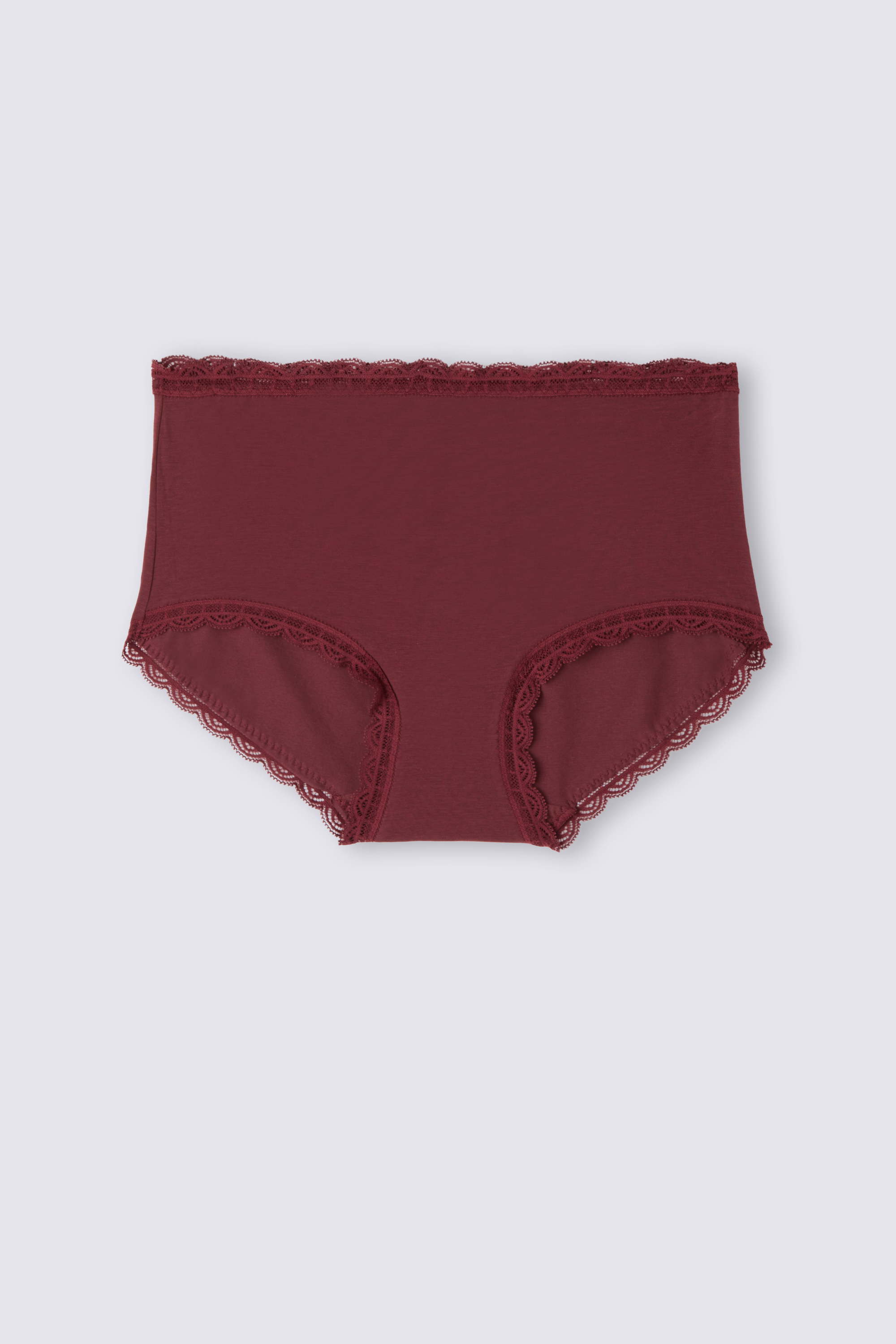 High Rise Cotton and Lace Hipsters | Intimissimi