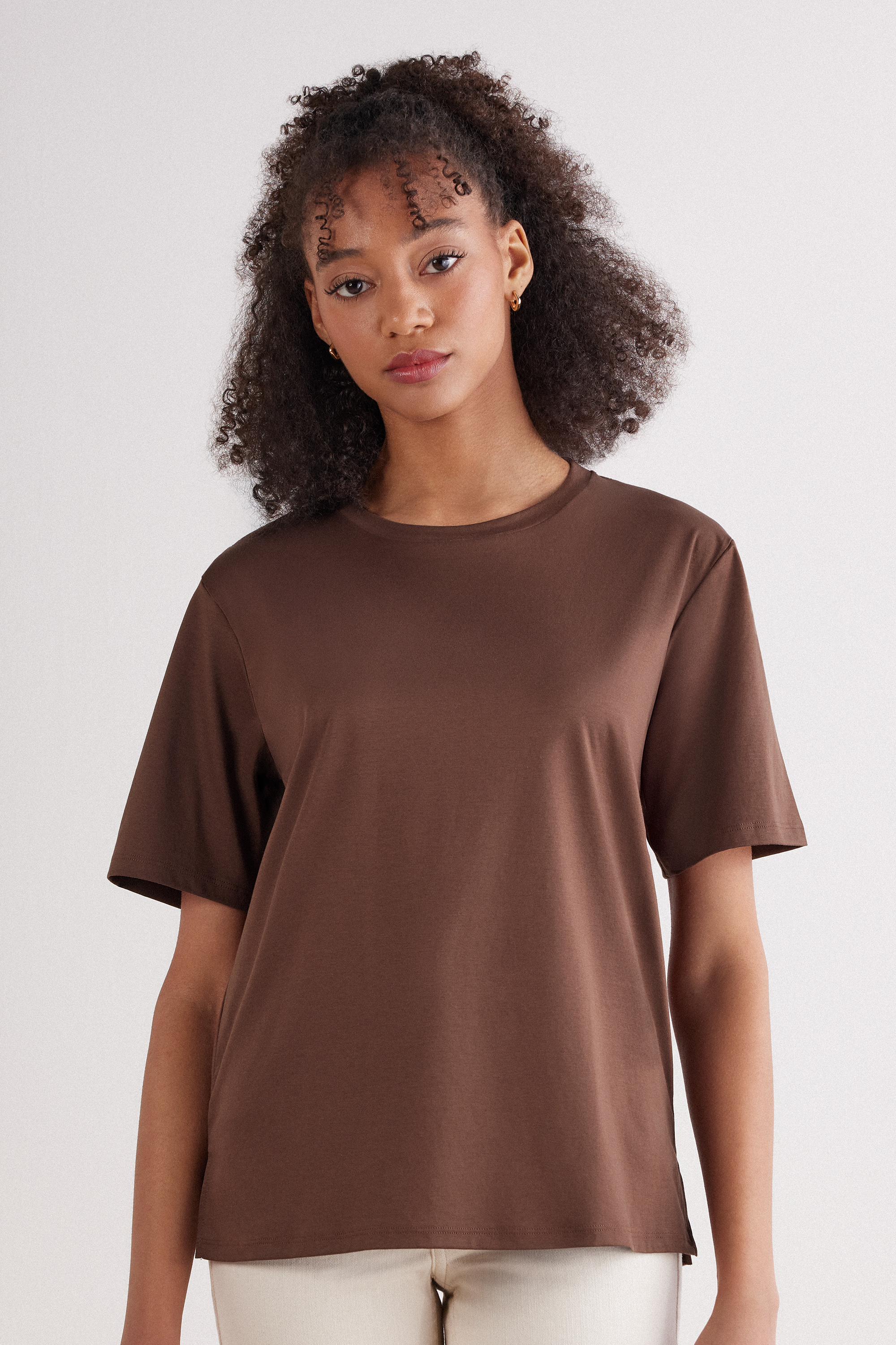 Elevated Cotton ショートスリーブ ニット