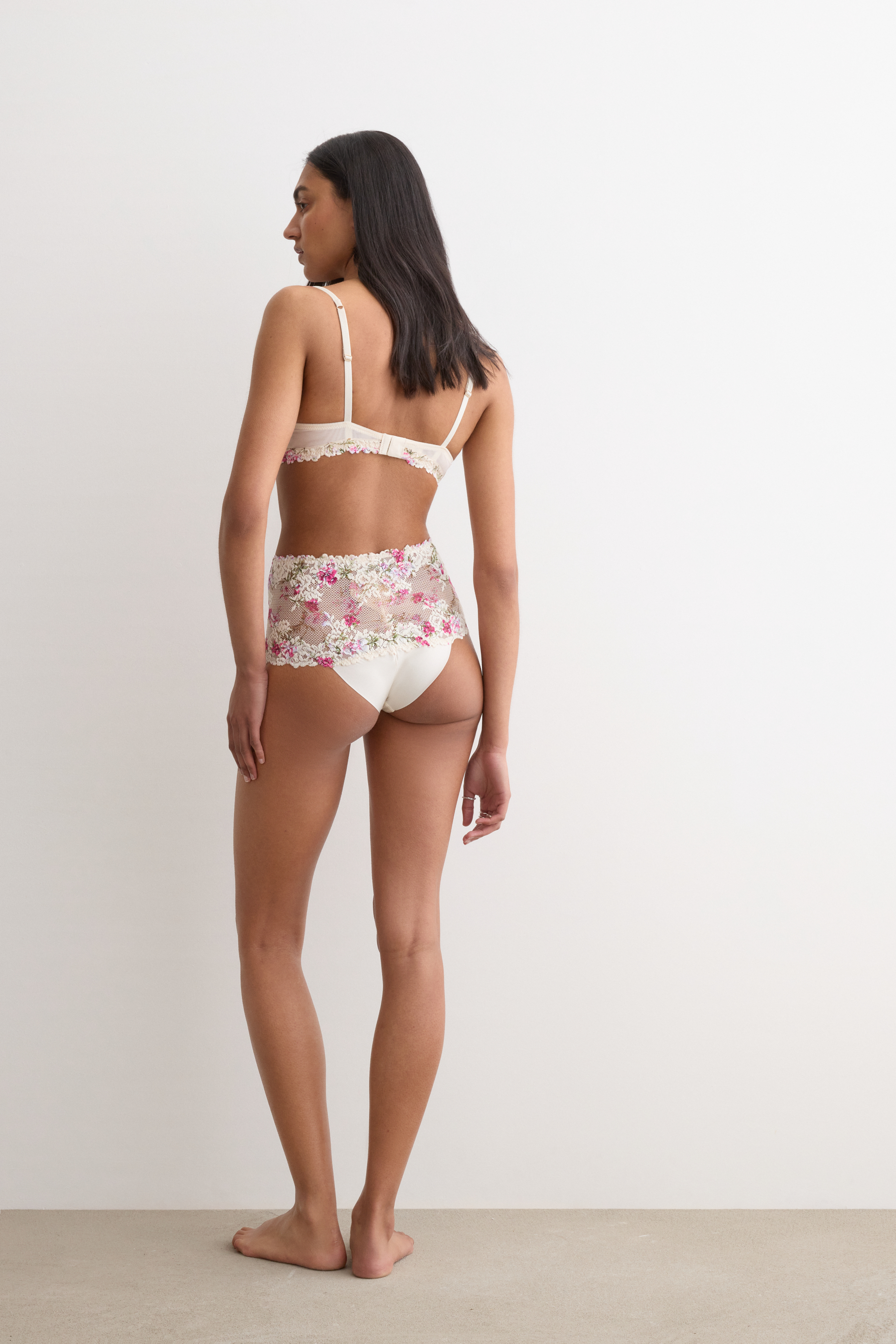 "Pretty Flowers" プリント ブラジリアンキュロット