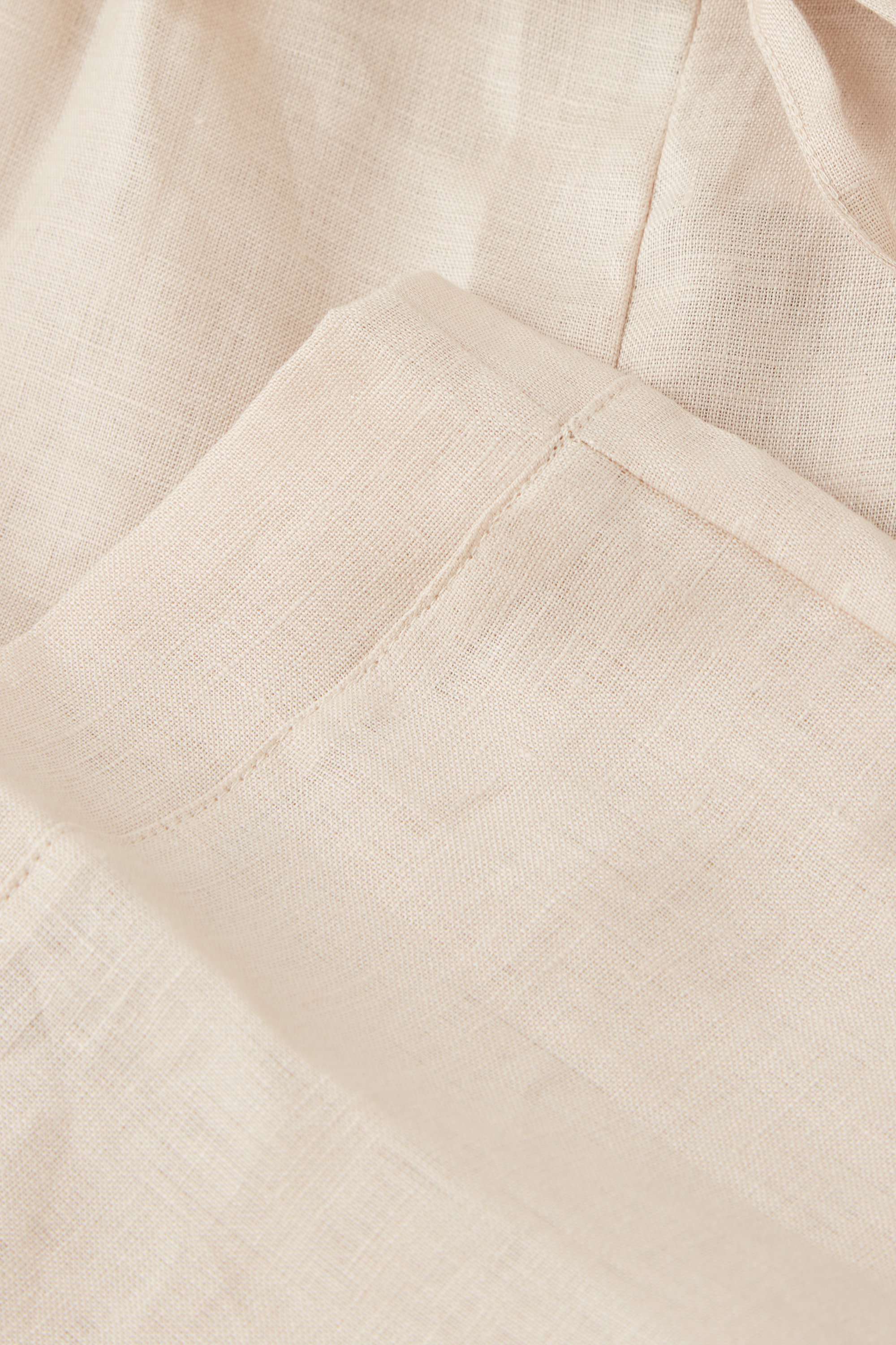 The Pure Linen リネンファブリック ドローストリング ロングパンツ