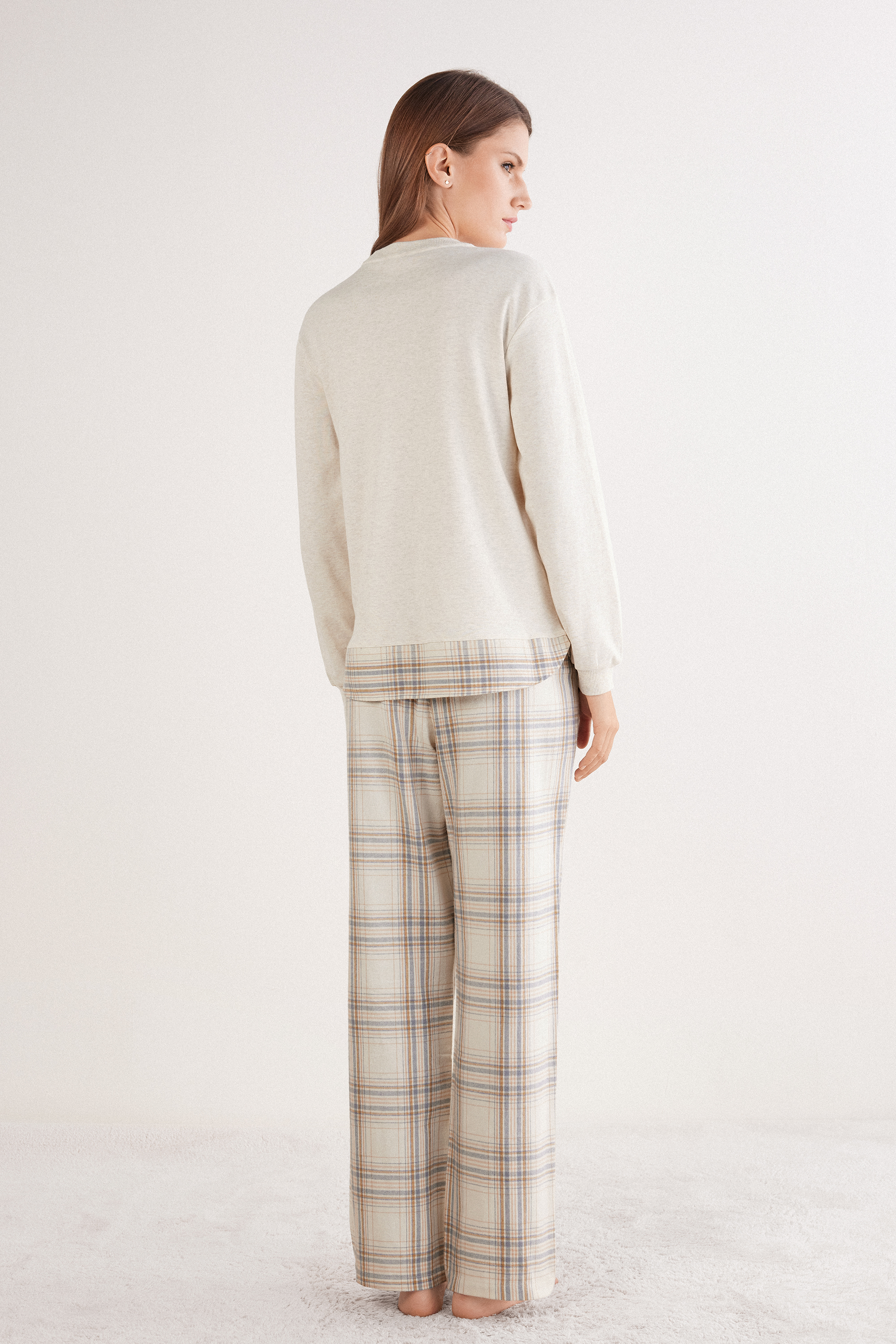 ウィンターベア コットン ロングパジャマ