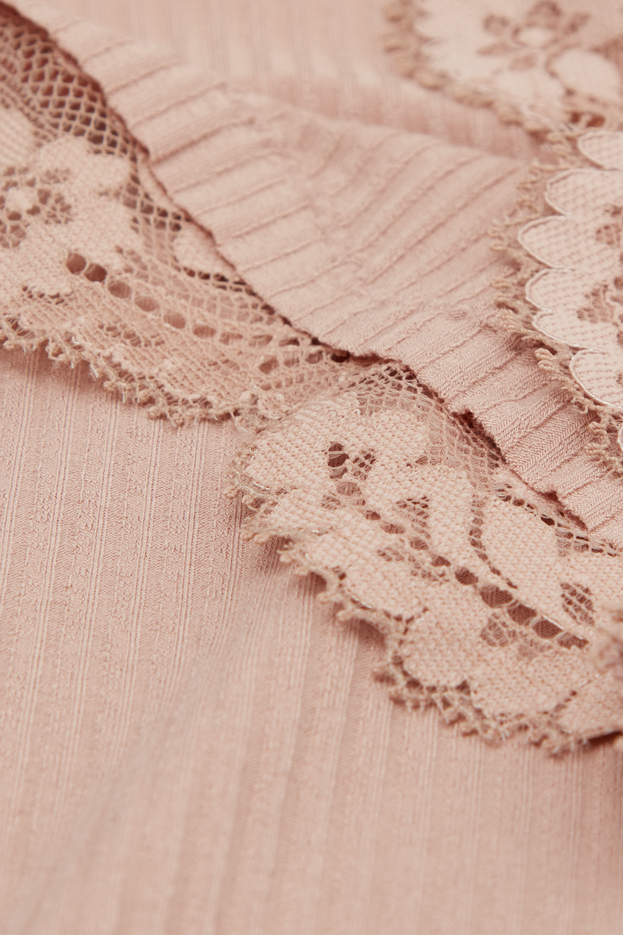 Your Everyday Wear レース リブ ショートパンツ