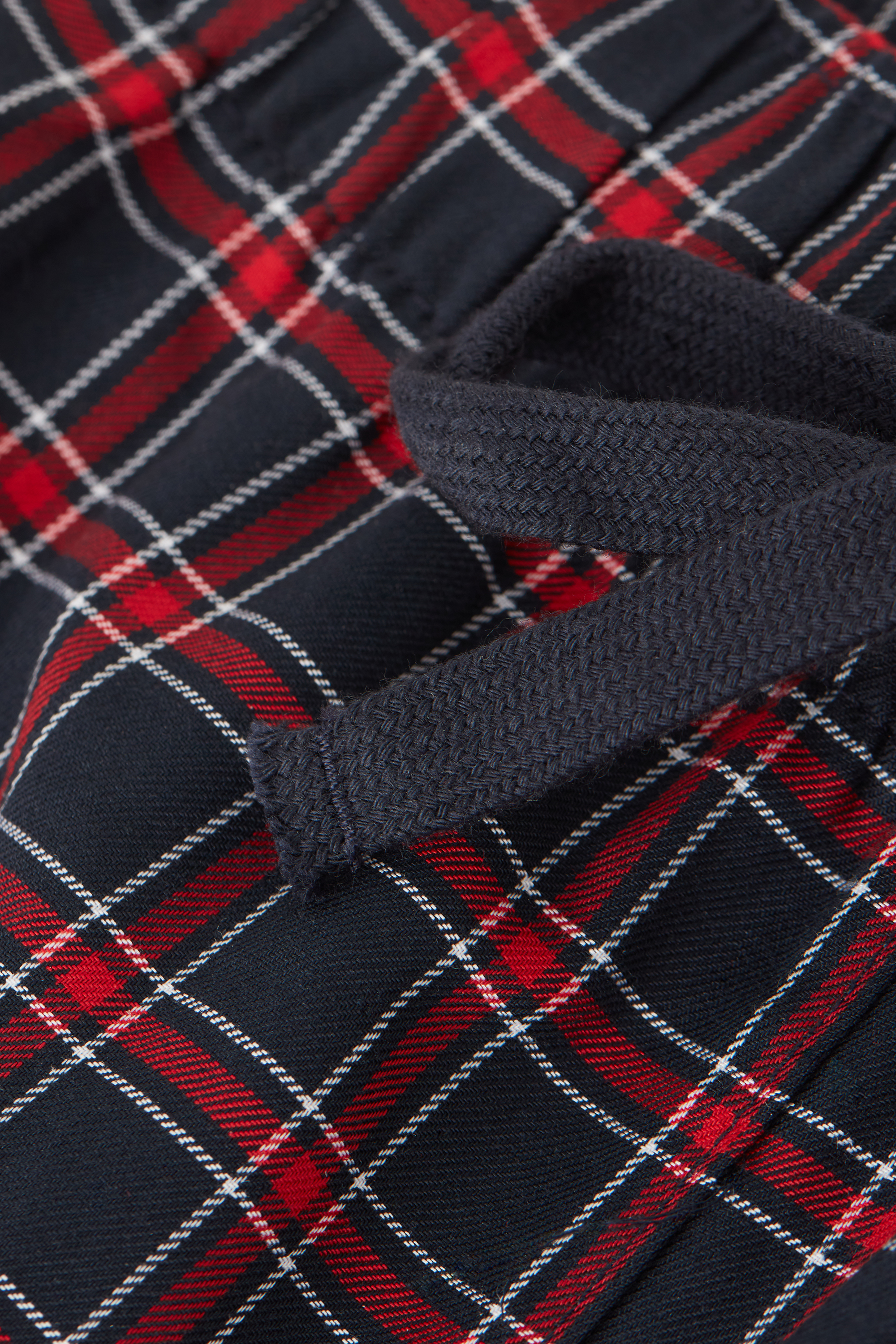 チェック柄ファブリック ショートパンツ