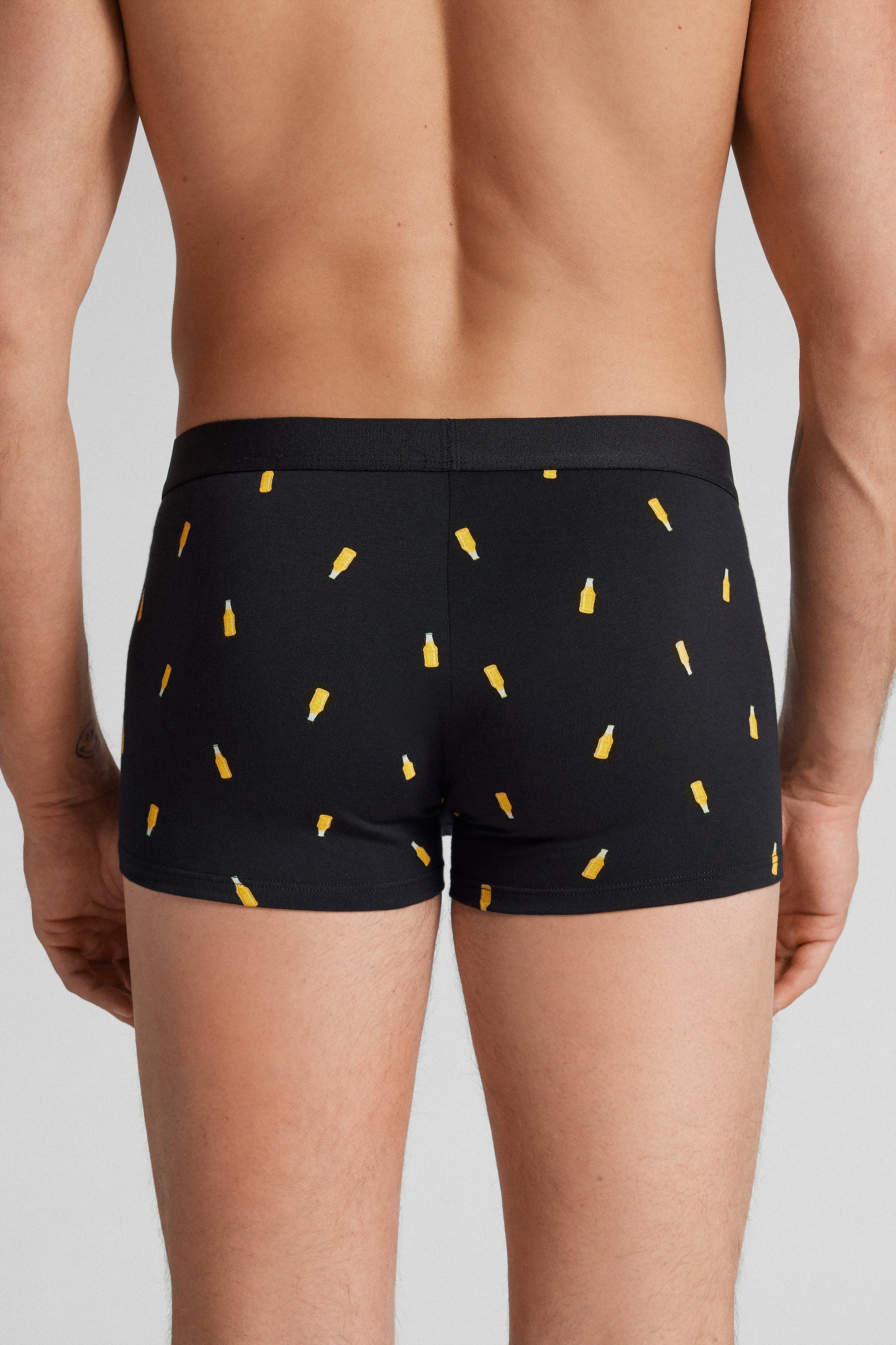 ボトルビールプリント スーペリアコットン ボクサー