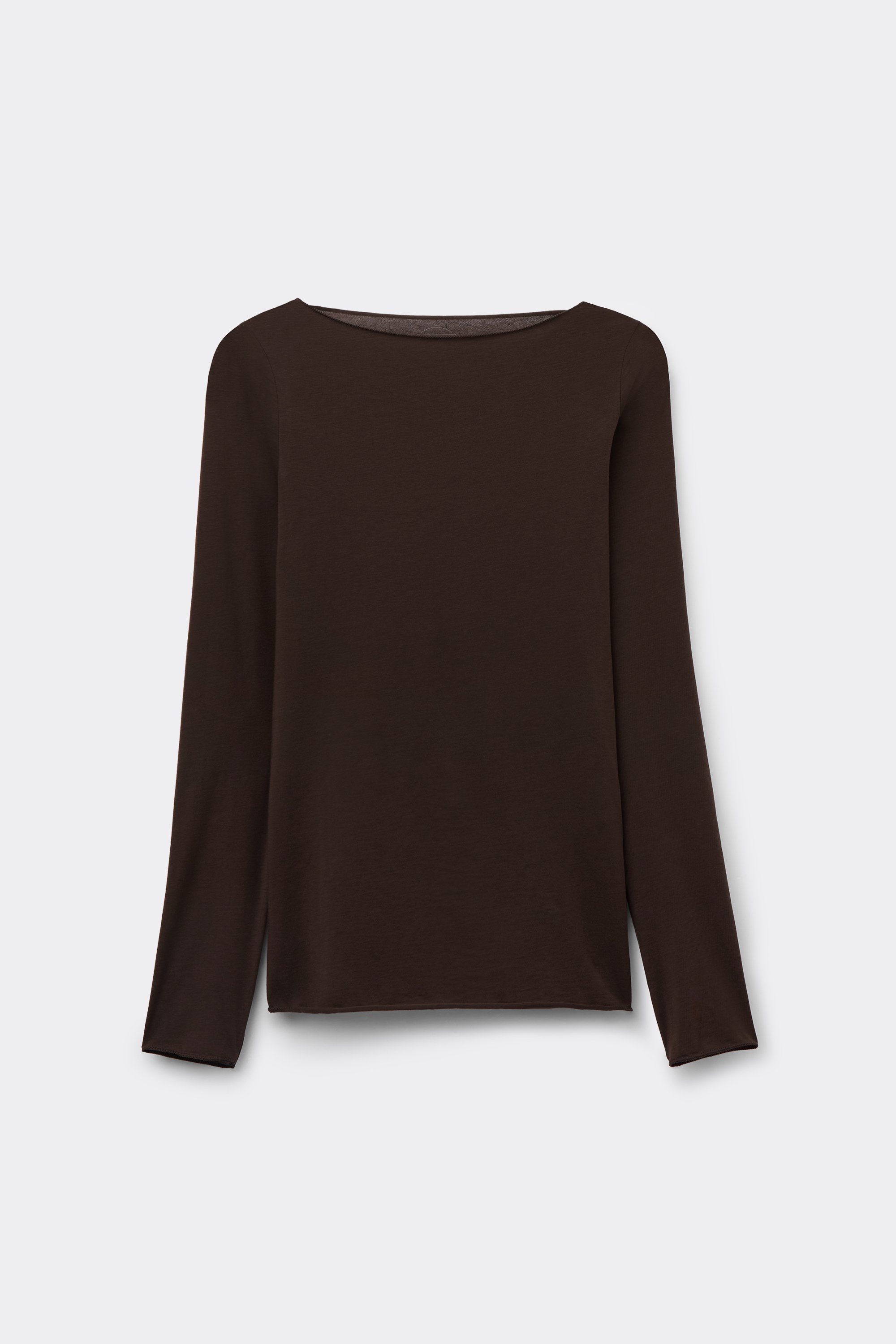 Ultralight Cotton Bateau Neck Top | Intimissimi