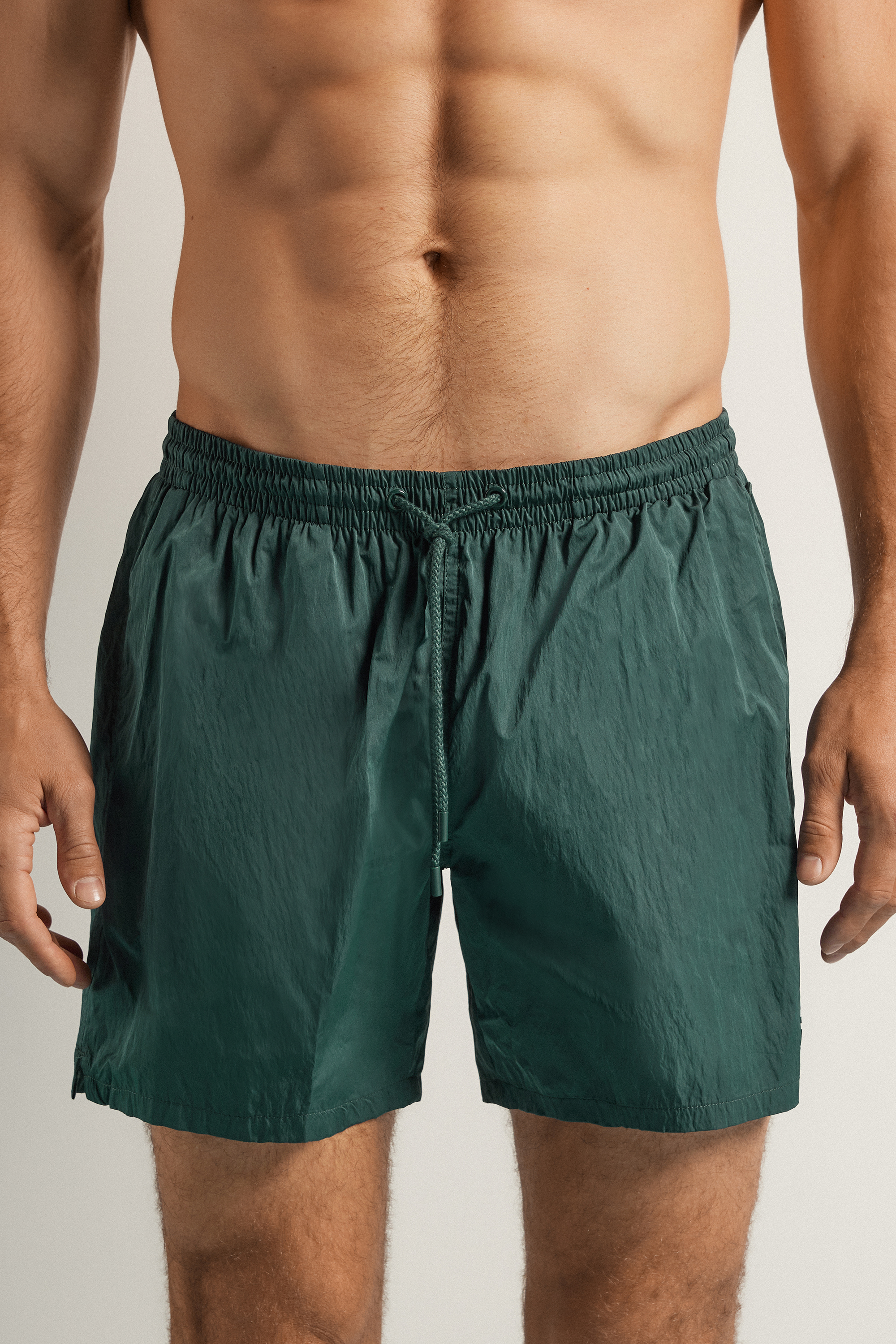 ソリッドカラー スイムボクサー