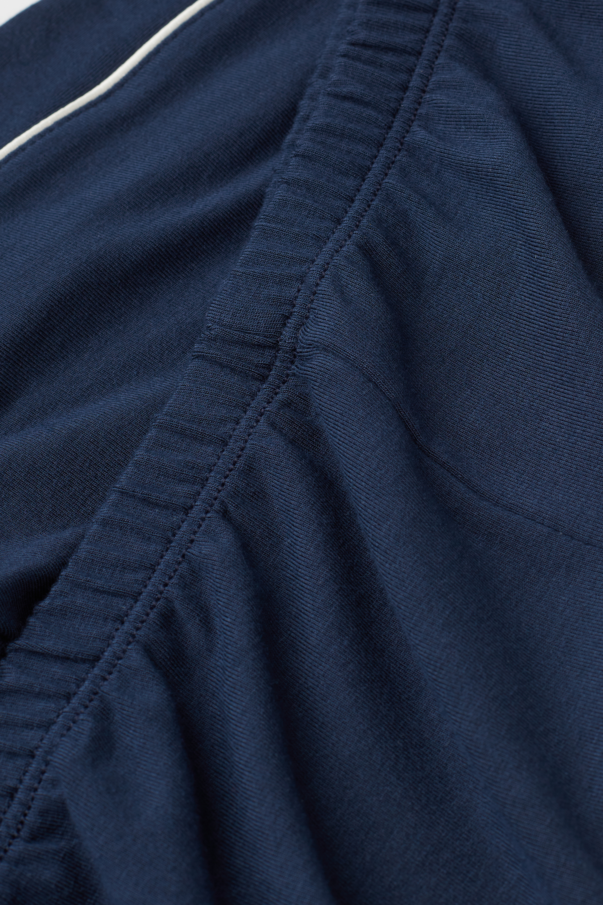 モダール コントラストカラーヘム ショートパンツ