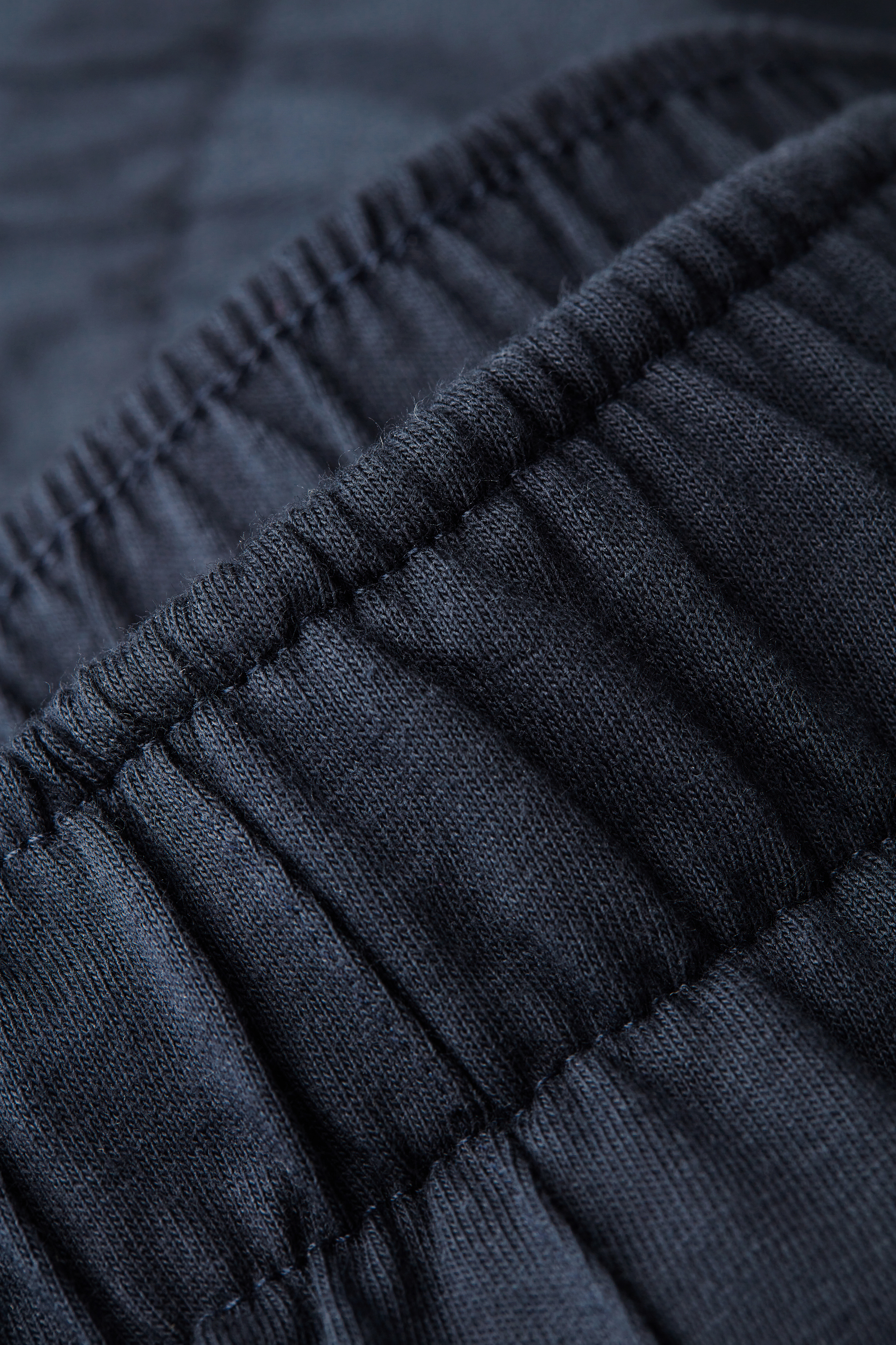 センタークリース コットン ロングパンツ