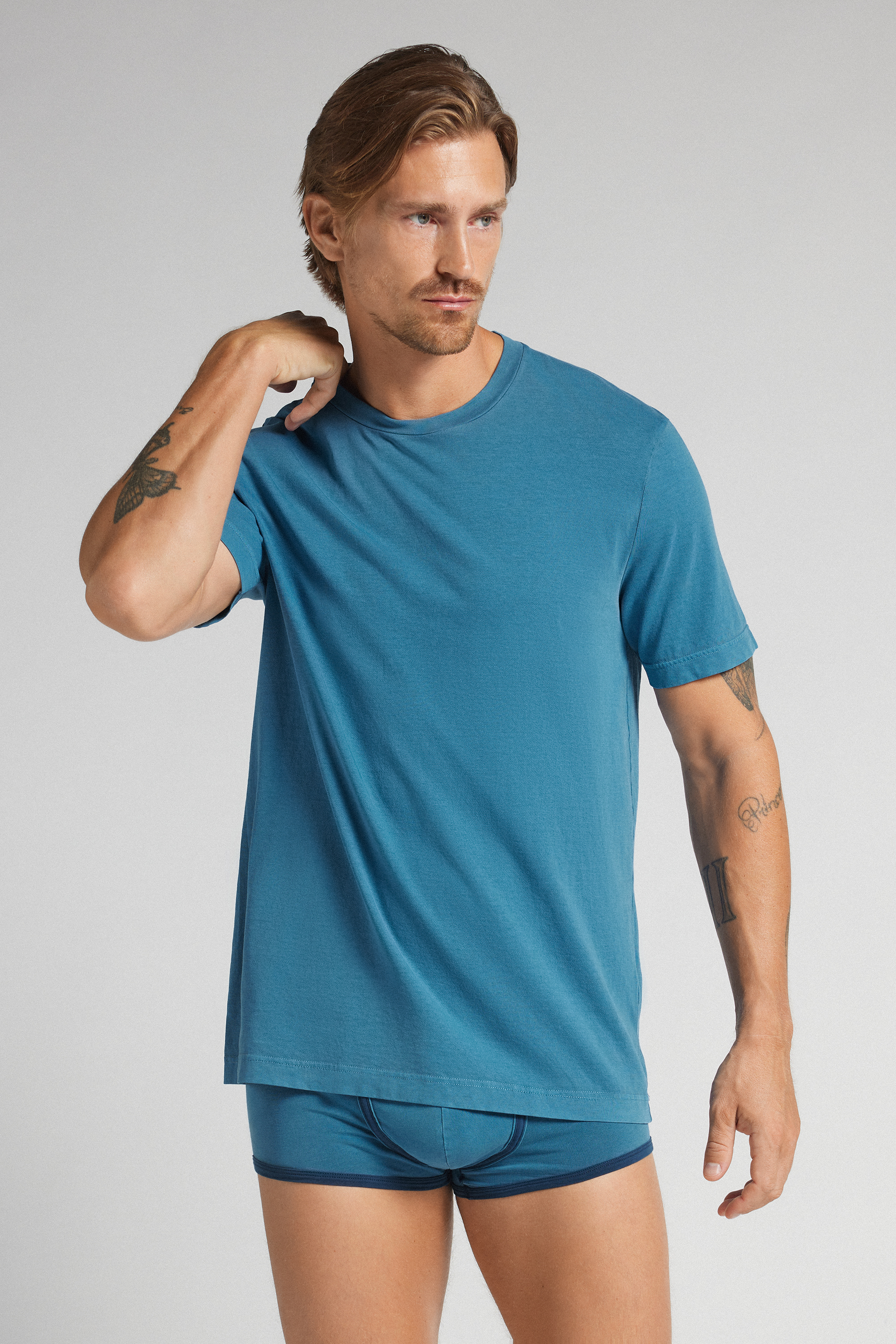 Washed Collection コットン Tシャツ