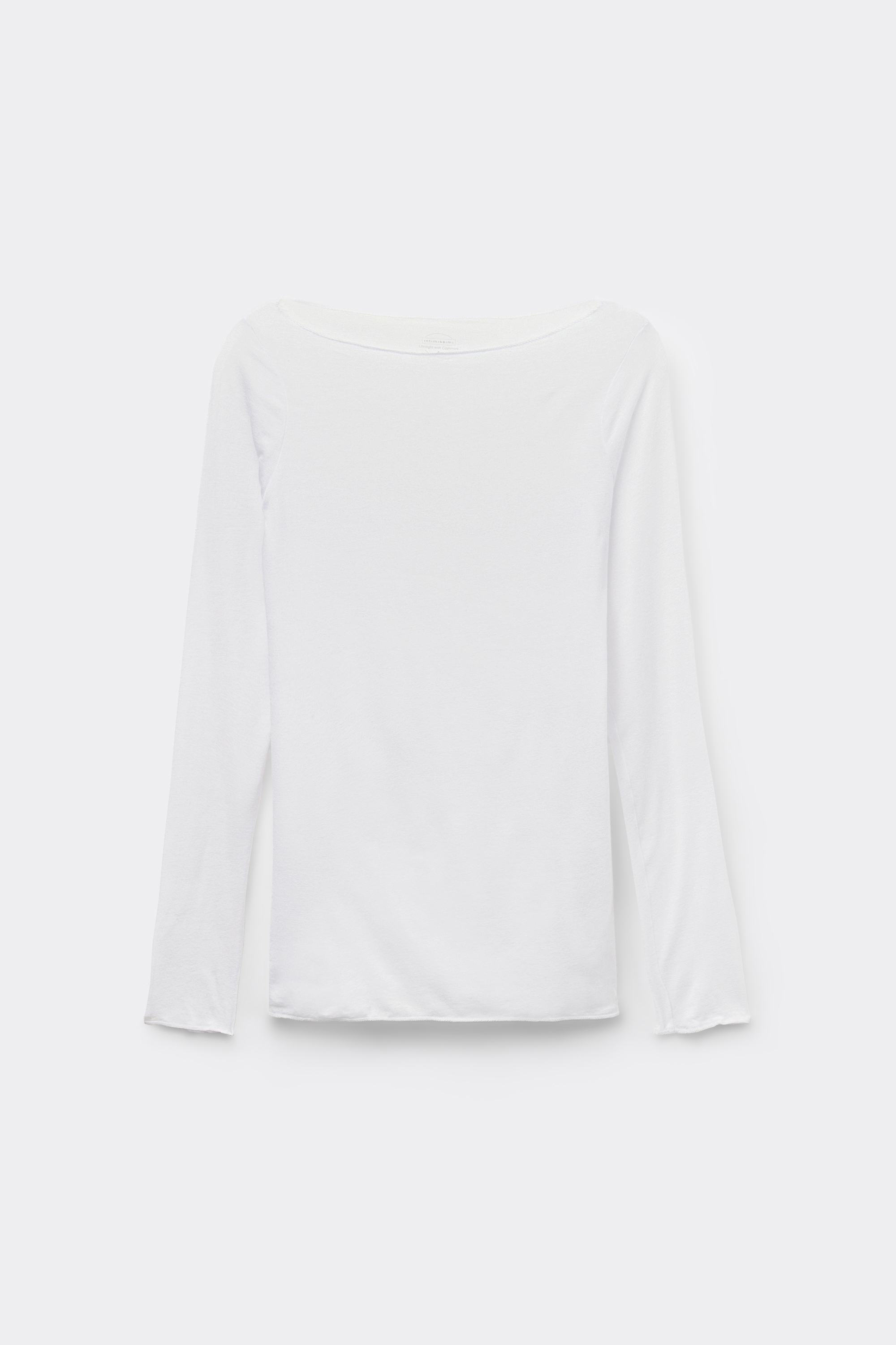 ボートネック モダール カシミヤ ウルトラライト トップス