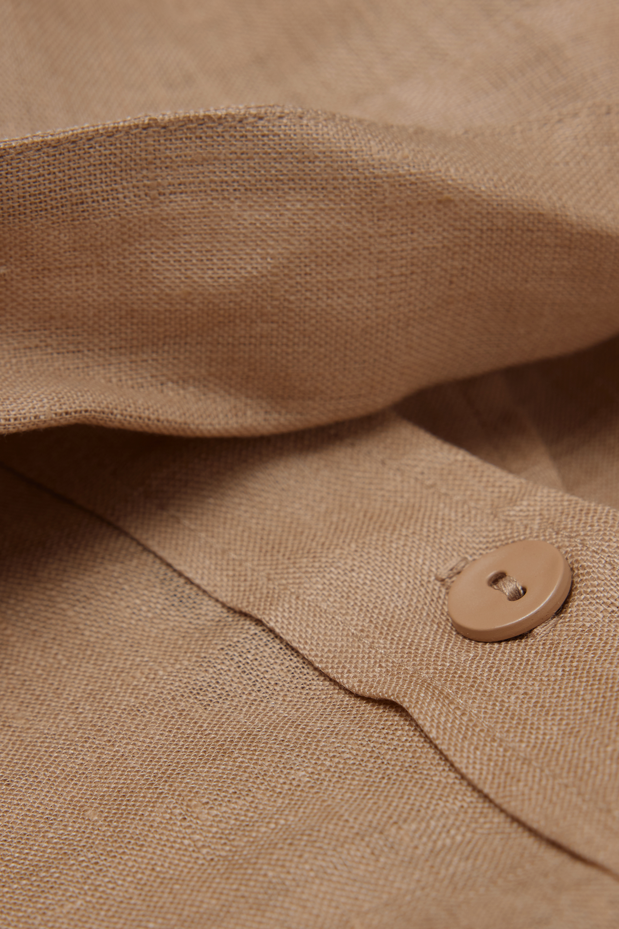 The Pure Linen リネンファブリック ショートスリーブ シャツ