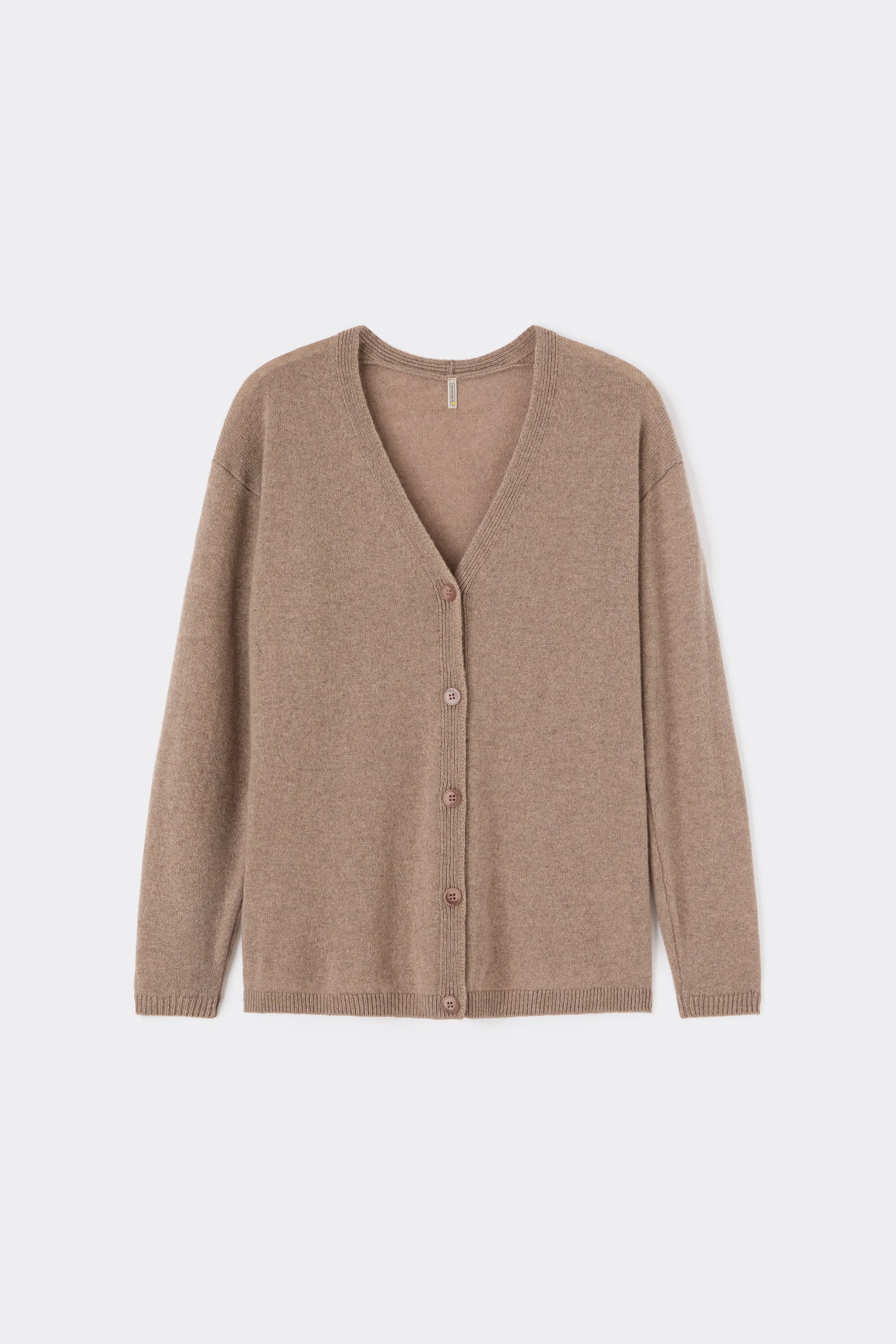 カシミヤ100% ロングスリーブ カーディガン