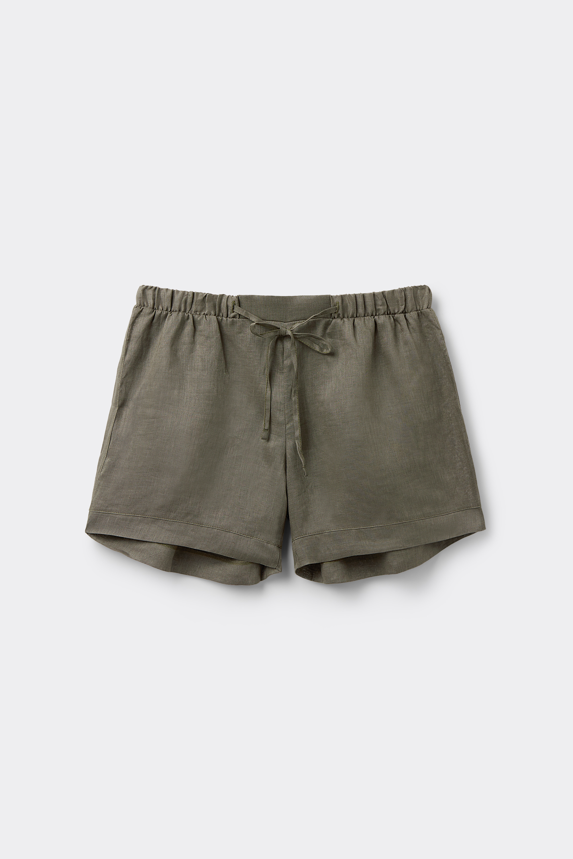Shorts aus Leinengewebe