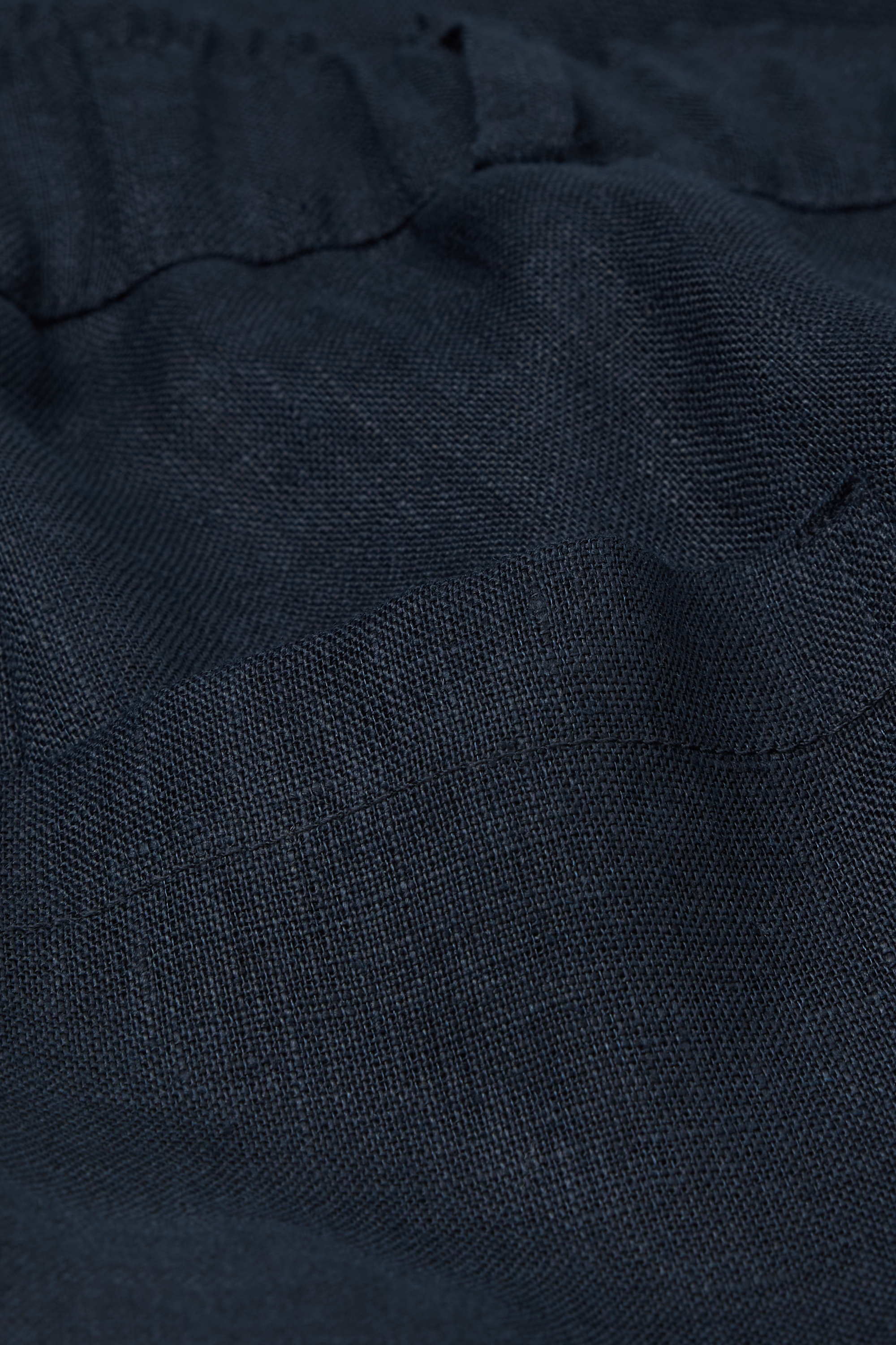 メンズ リネン100% ロングパンツ