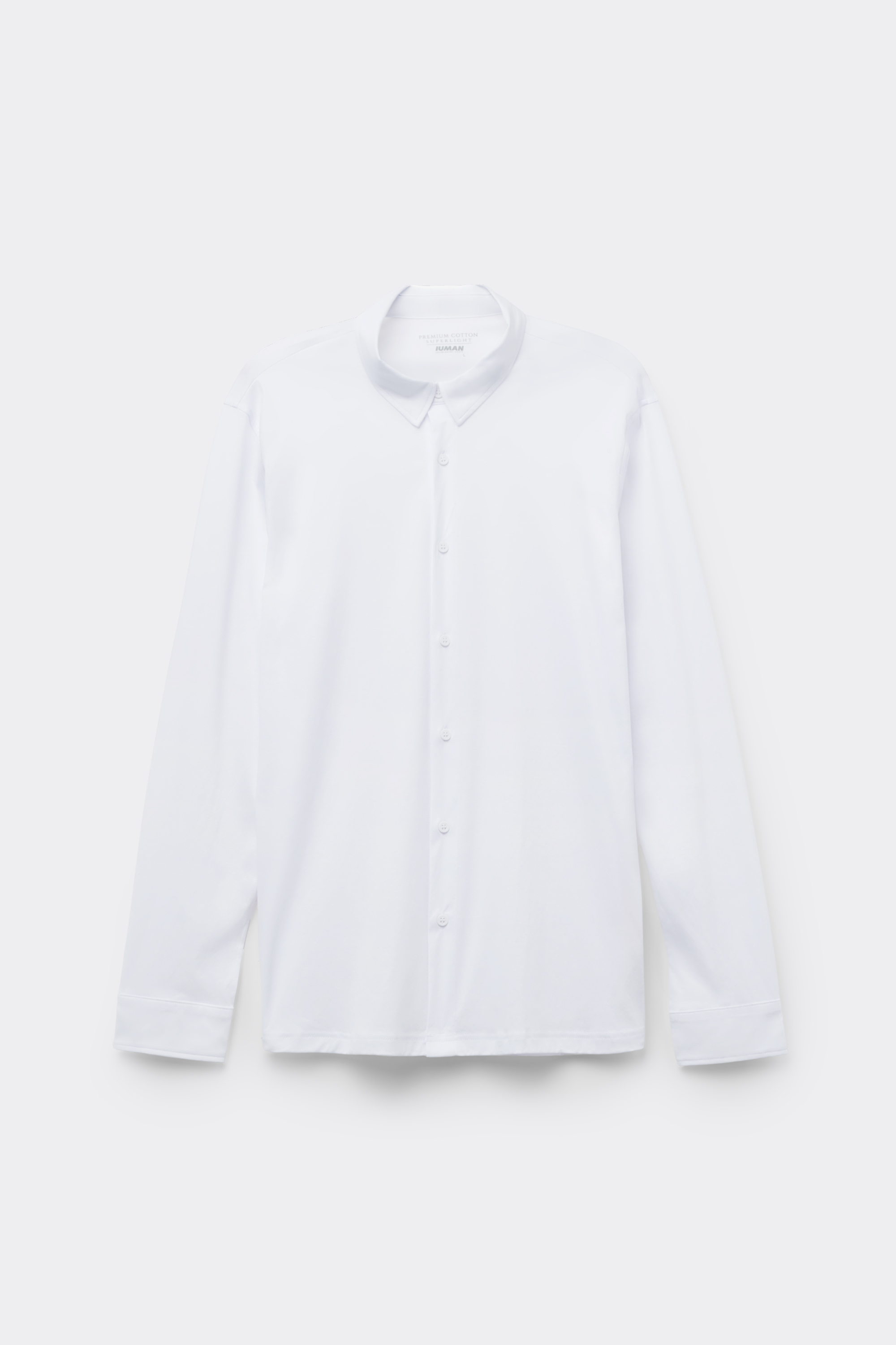 マーセライズド スーパーライトプレミアムコットン ロングスリーブ ポロシャツ