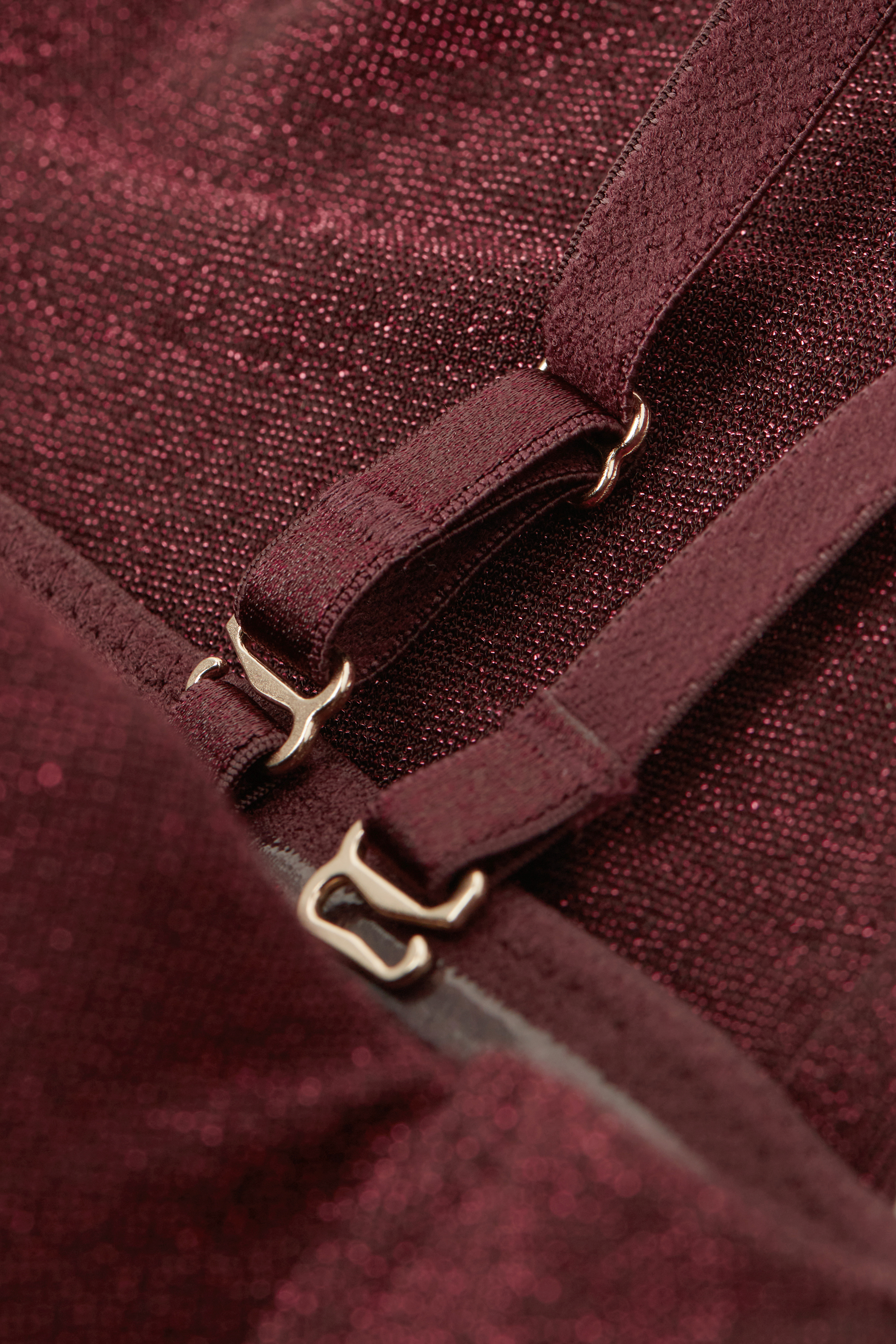 "Shimmering Passion" ラメ Giada ボディスーツ