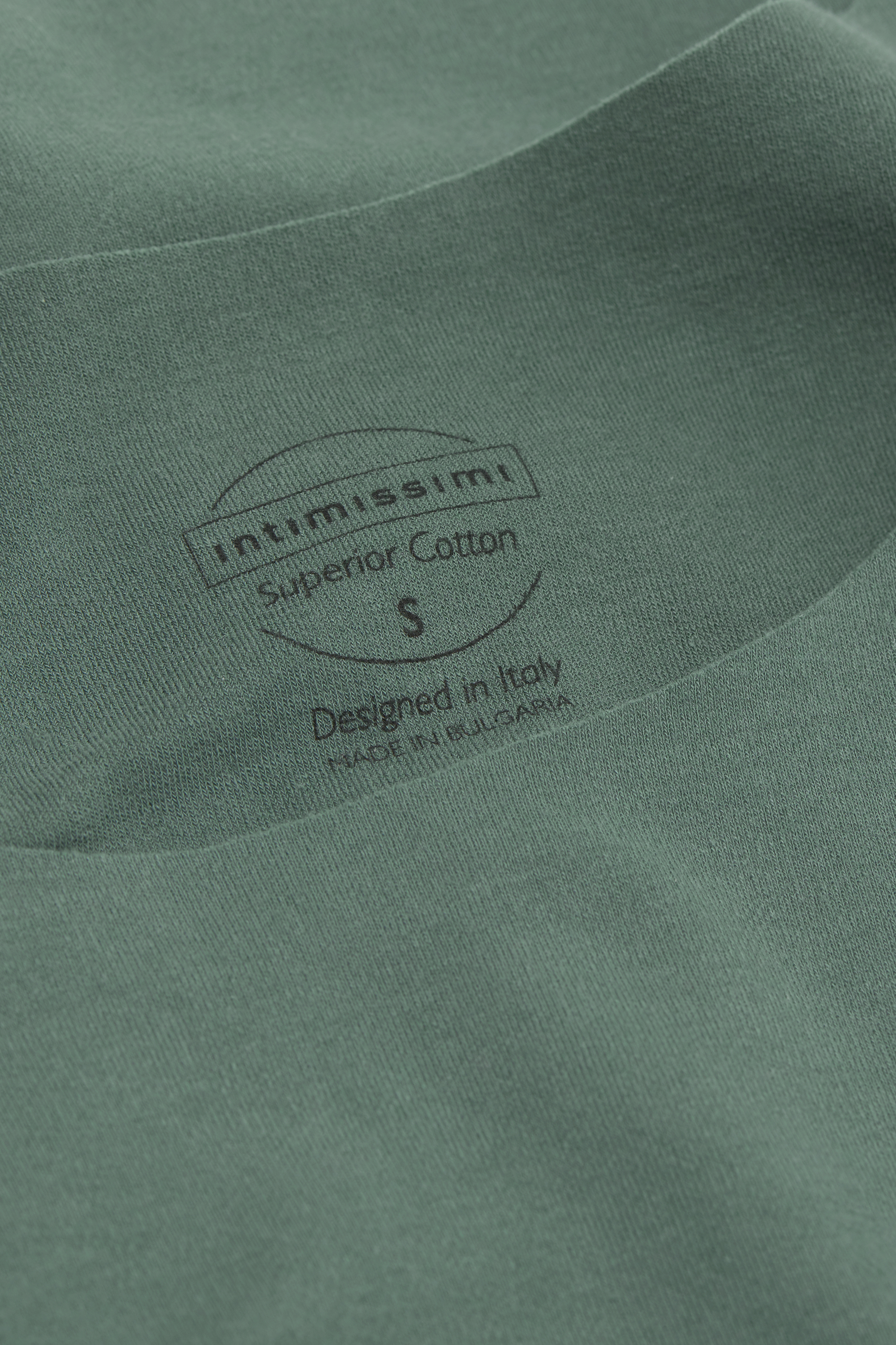 カットオフ コットン ラウンドネック タンクトップ