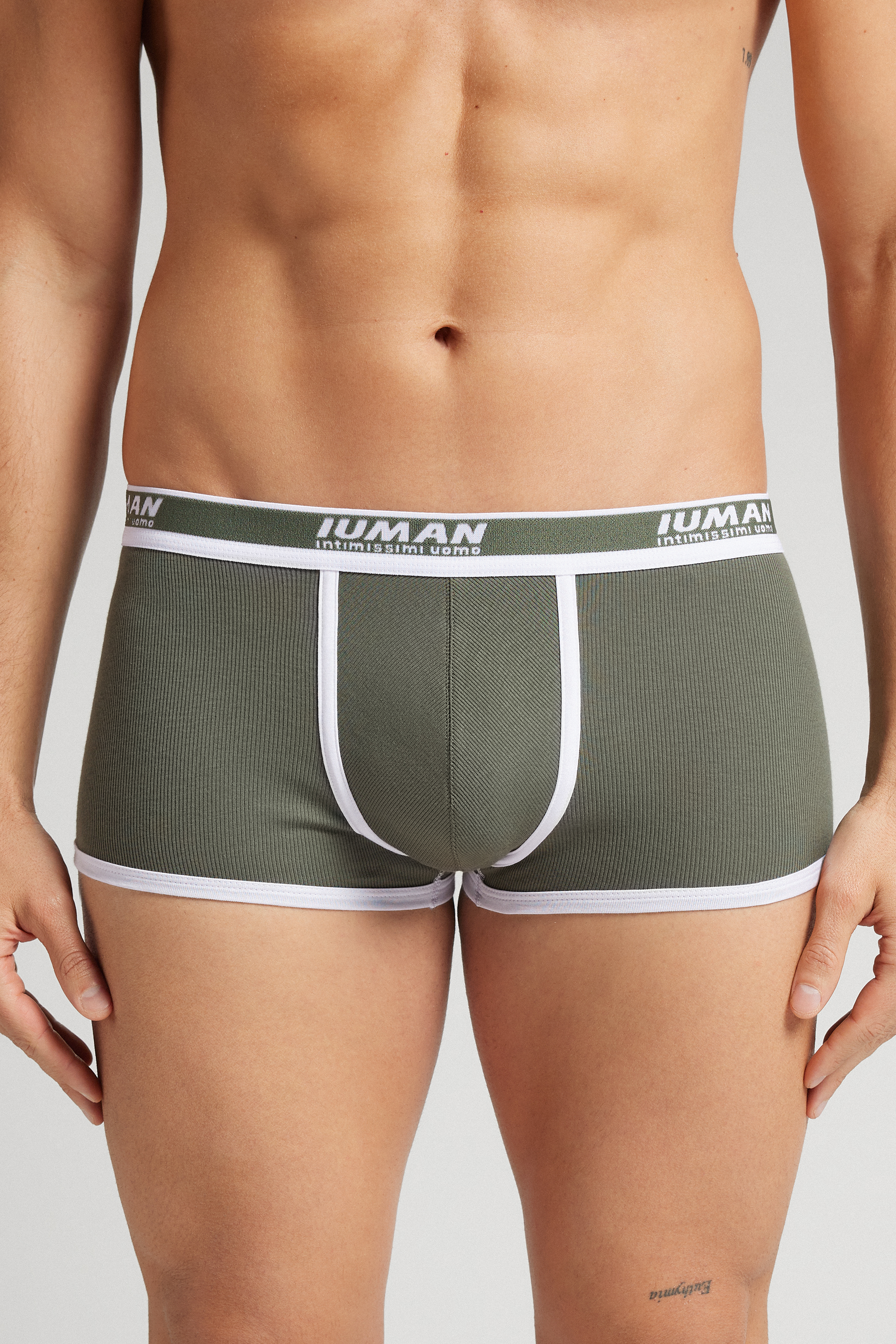 リブ Superior コットン ボクサー