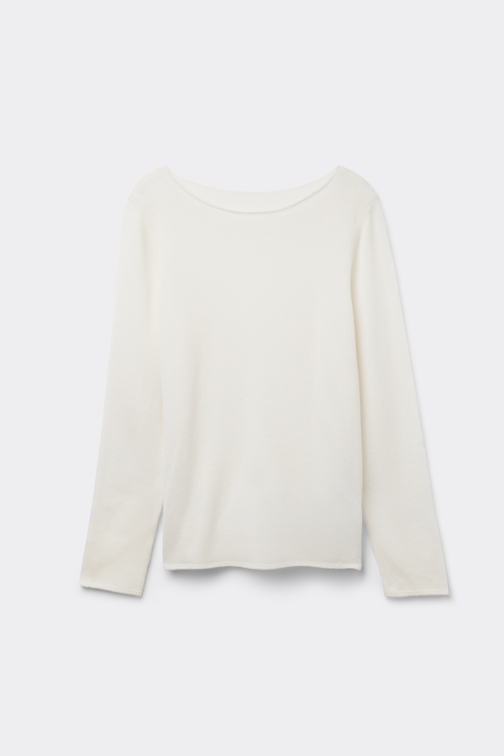 カシミヤ 100% ロングスリーブ ニット