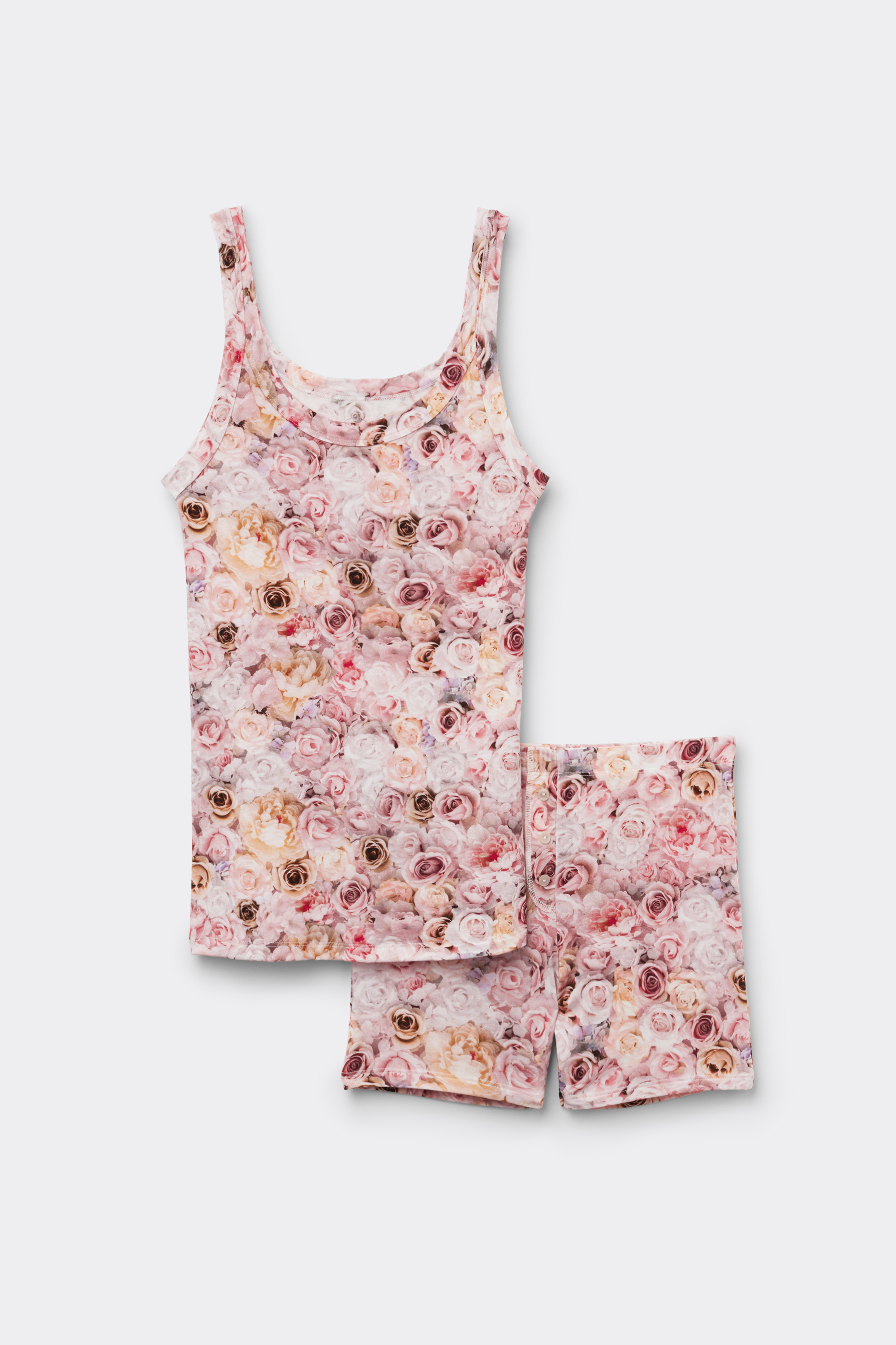 &ldquo;I Bloom for You&rdquo; フレッシュバンブー タンクトップ ショートパジャマ