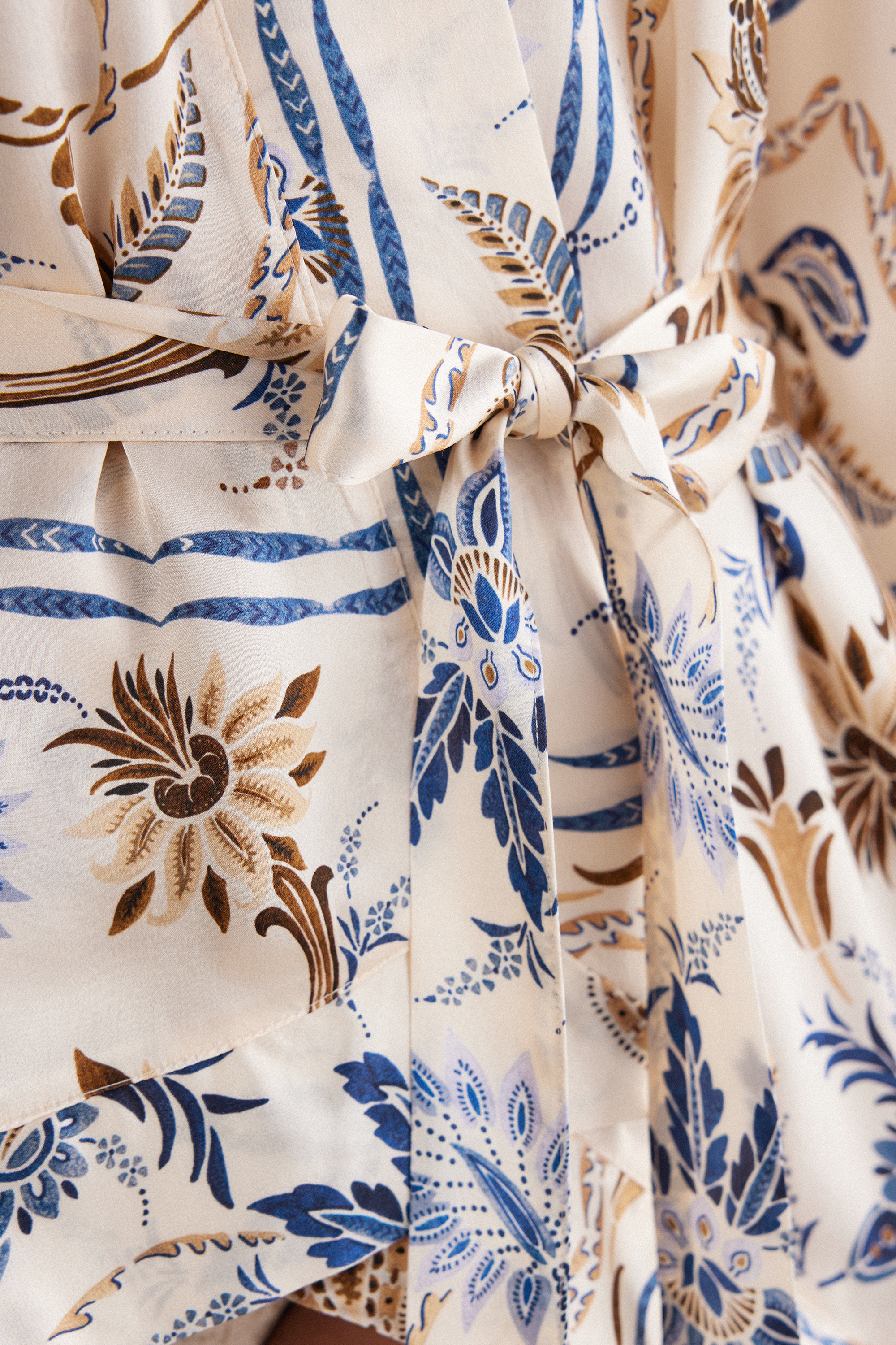 Italian Riviera シルク キモノガウン