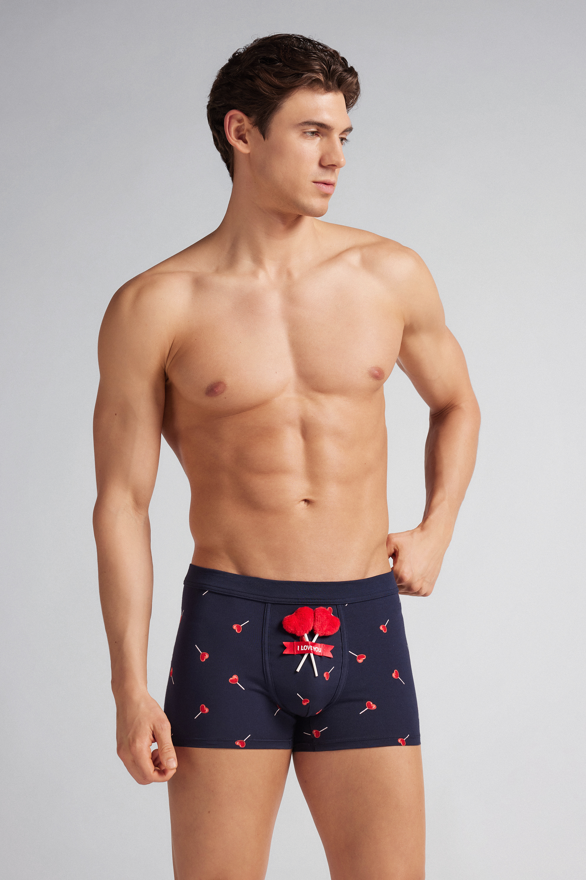 Superior コットン プラッシュ ハート ロリポップ ボクサー