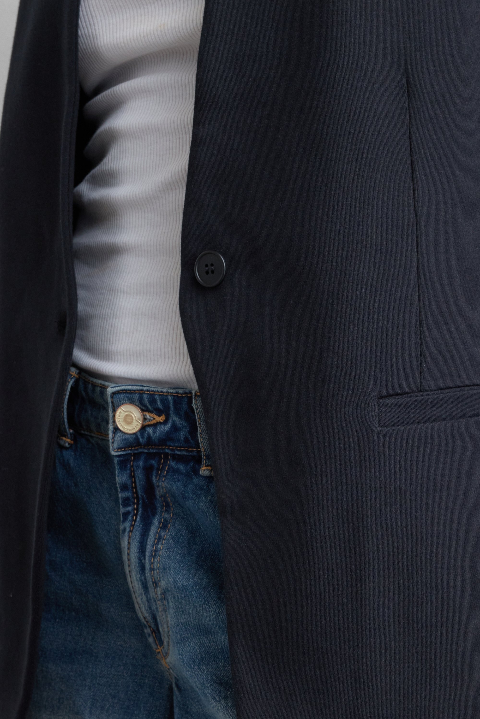 ヘビーコットン　ボタン ジャケット