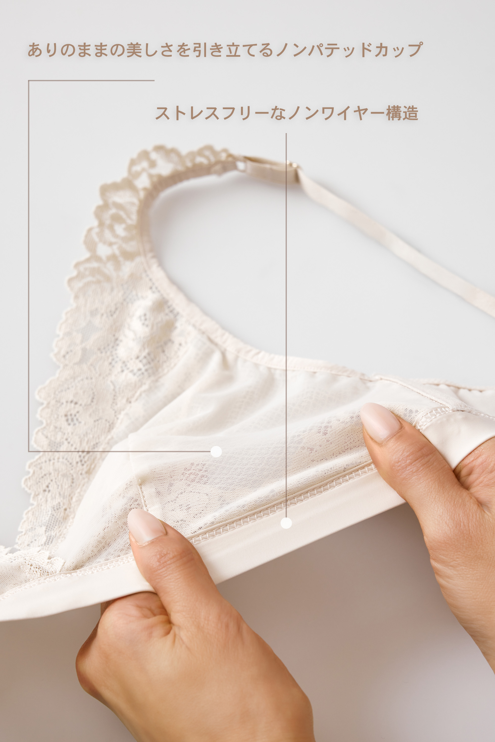 Pretty Flowers Lara トライアングルブラ
