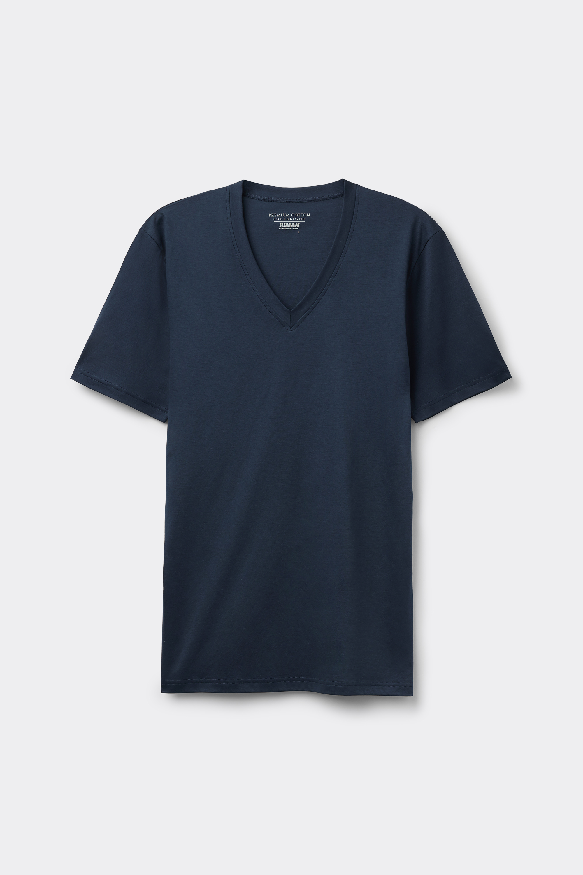 スーパーライト マーセライズドコットン Vネック Tシャツ