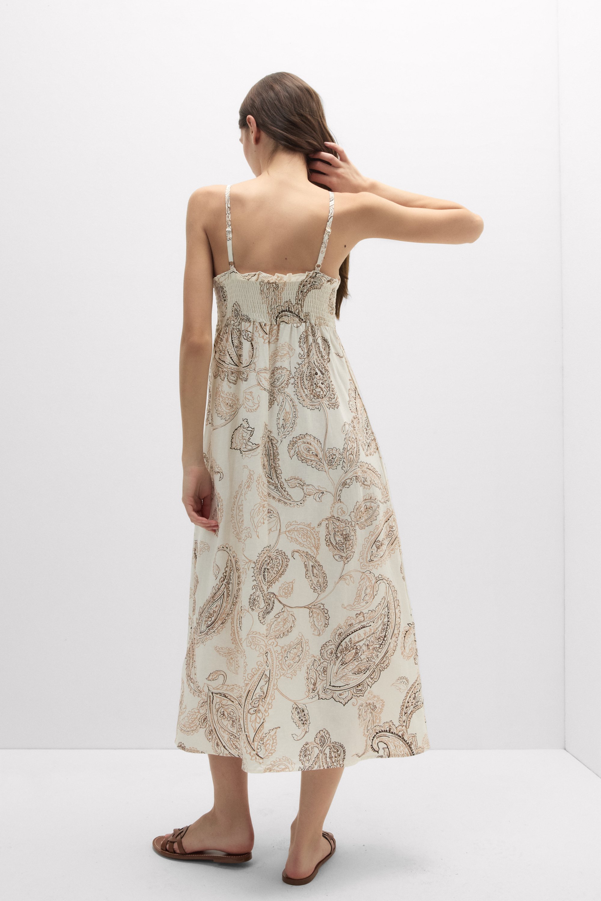 "Get Noticed" ファブリック ロングスリップドレス