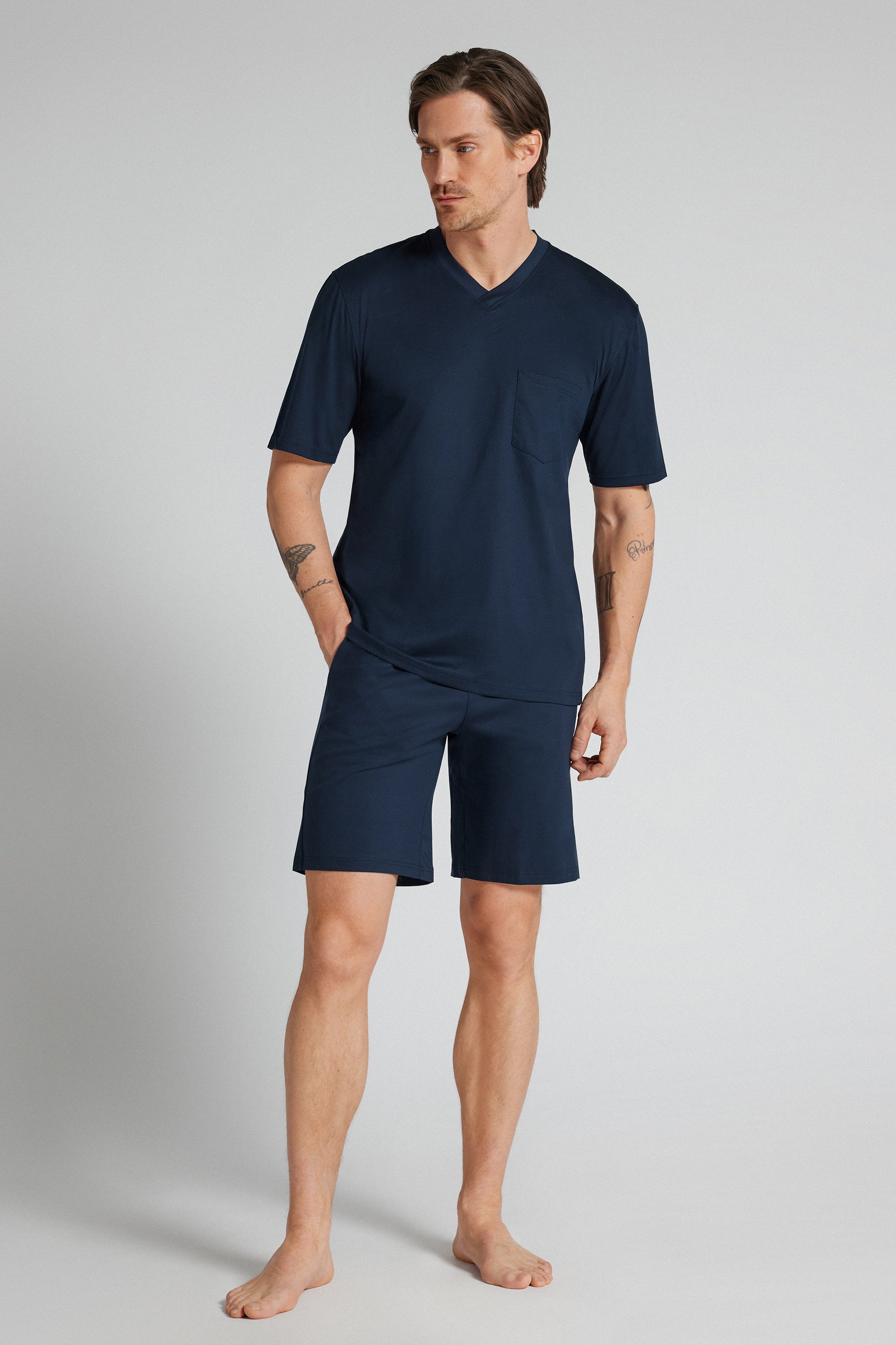 マーセライズド プレミアムコットン filo Premium ショートパジャマ