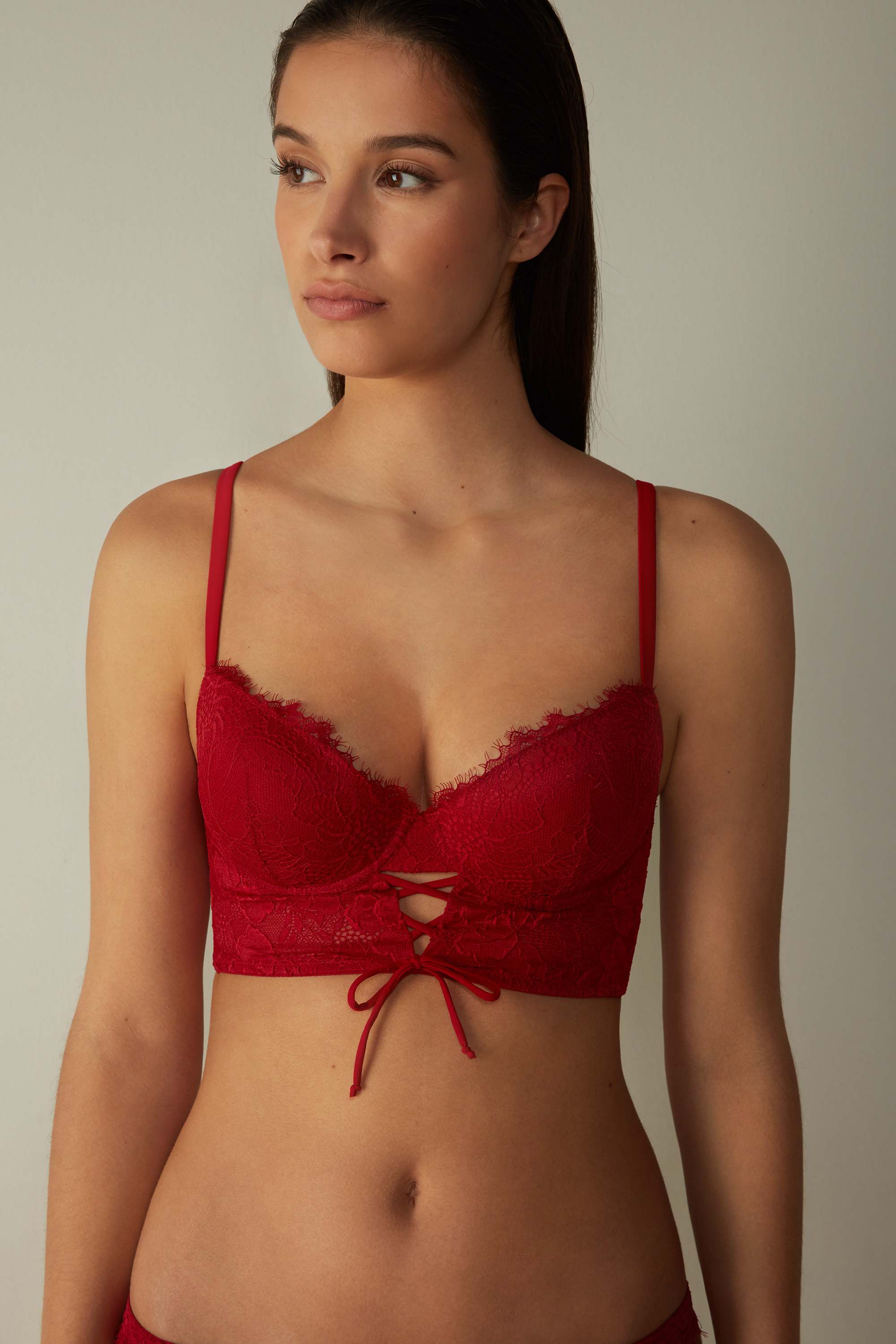 until now All unpleasant Something Lacy Sofia Bustier Balconette Bra | Intimissimi