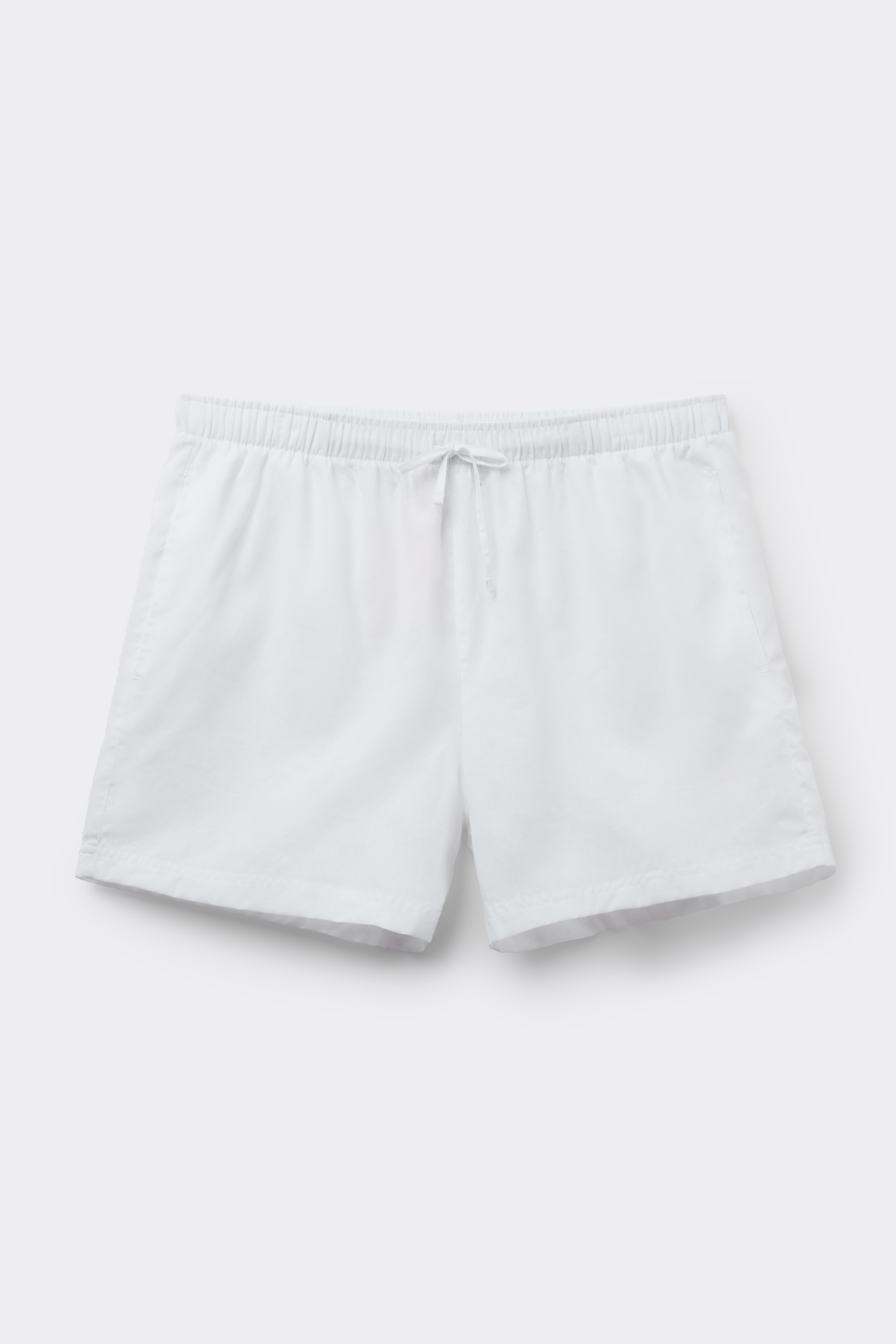 メンズ リネン＆コットン ショートパンツ