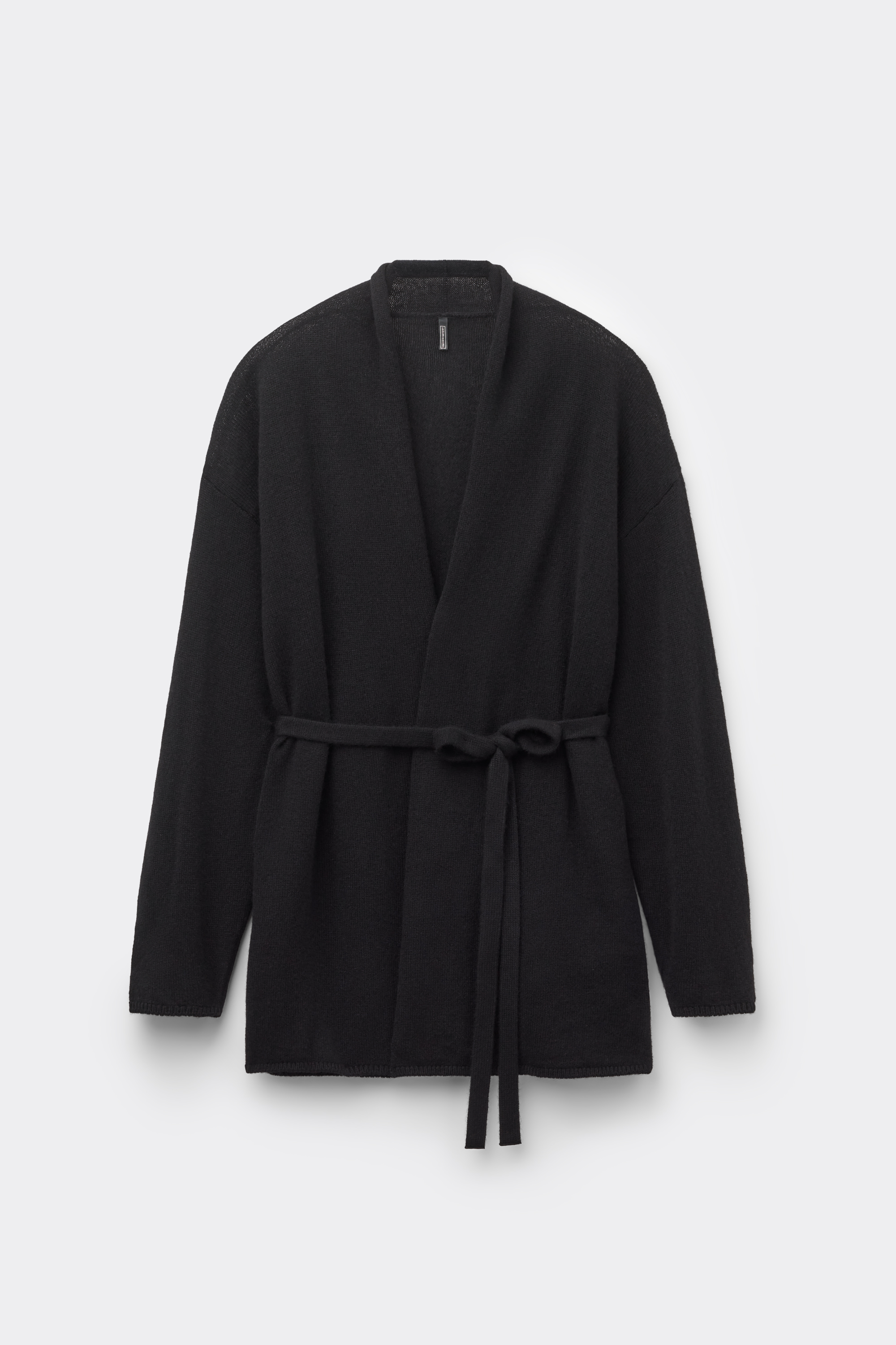 ベルト付き カシミヤ100% カーディガン