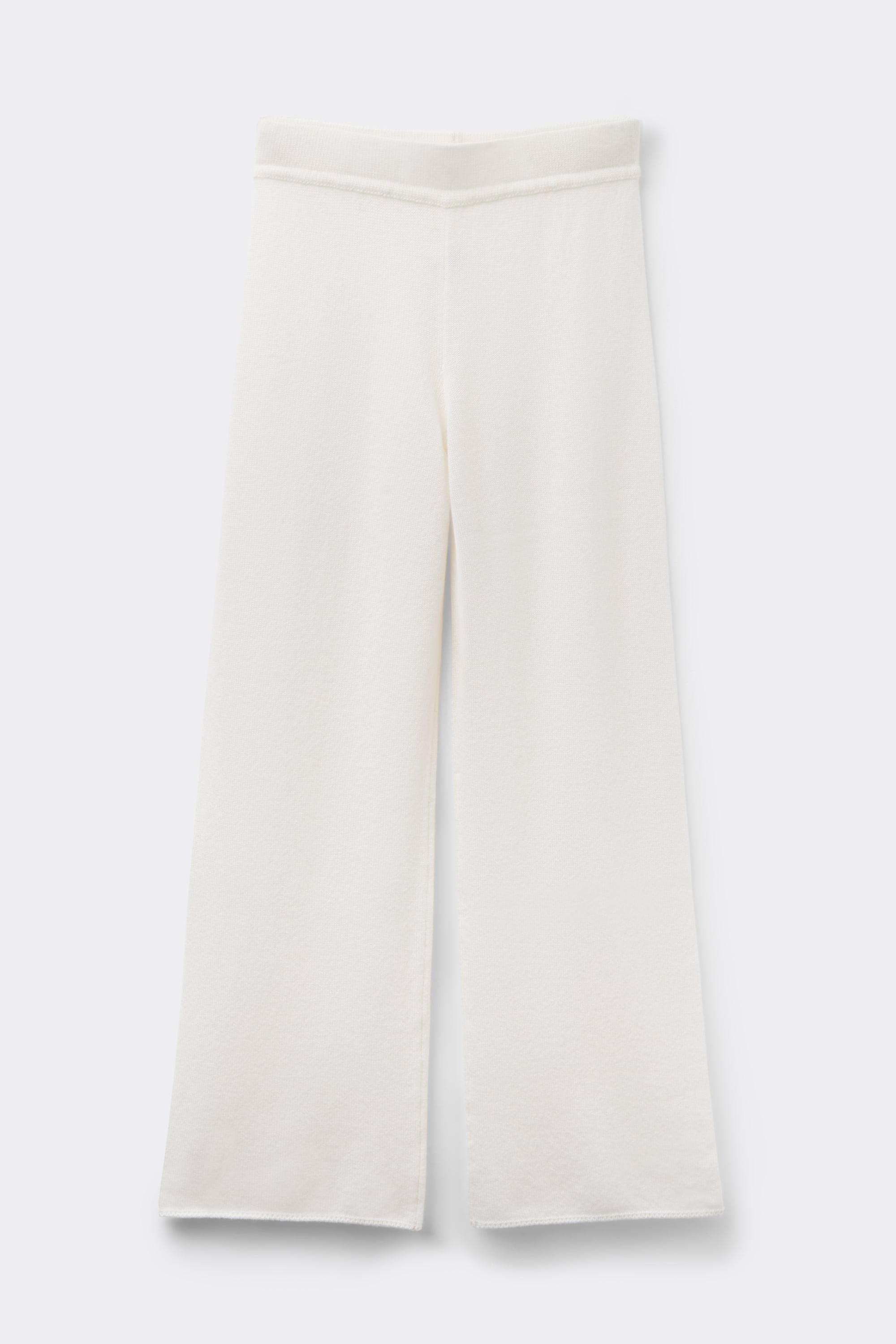 カシミヤ100% ロング パラッツォパンツ