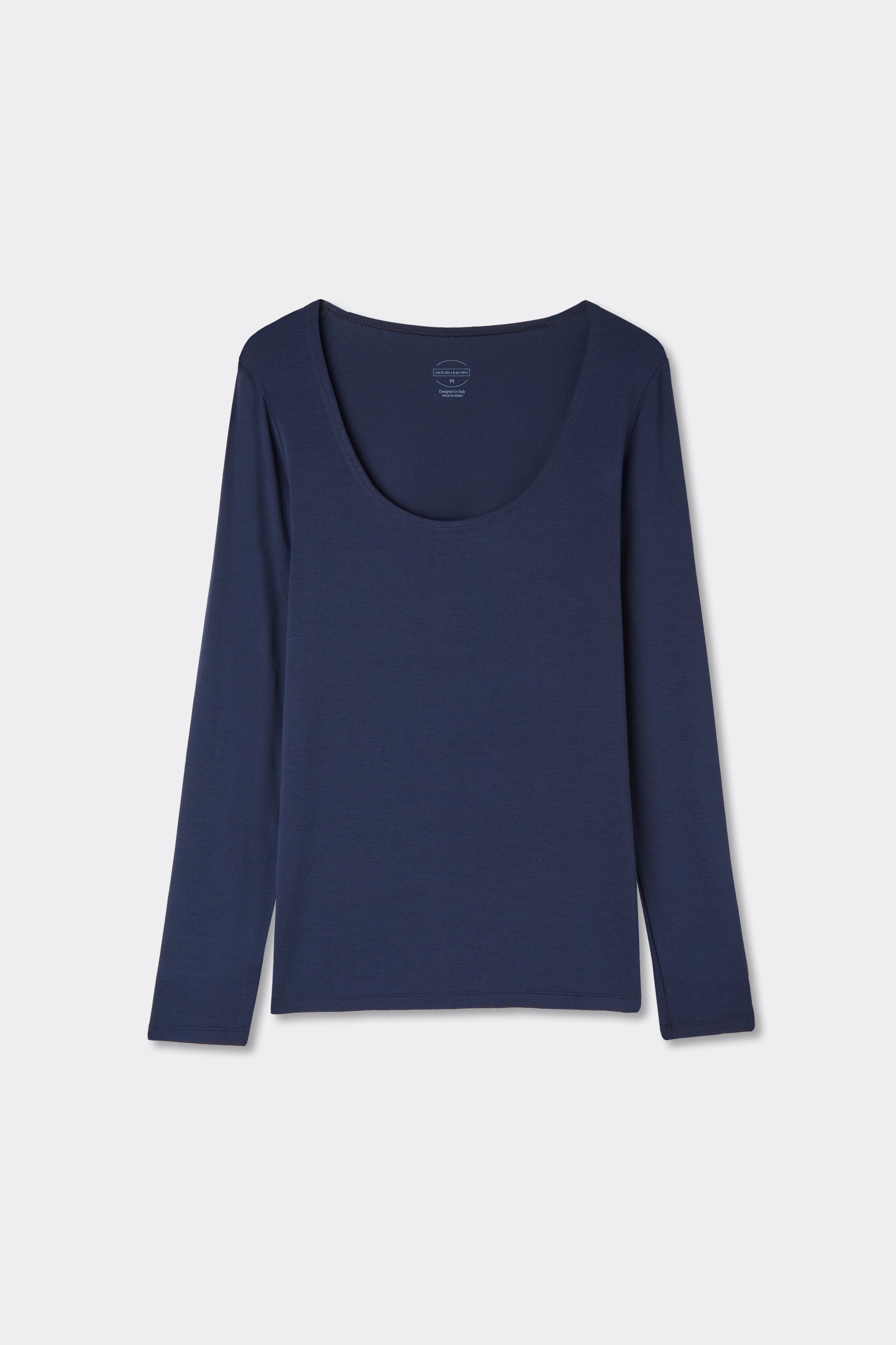 Long Sleeve Scoop Neck Top in Micro-modal | Intimissimi