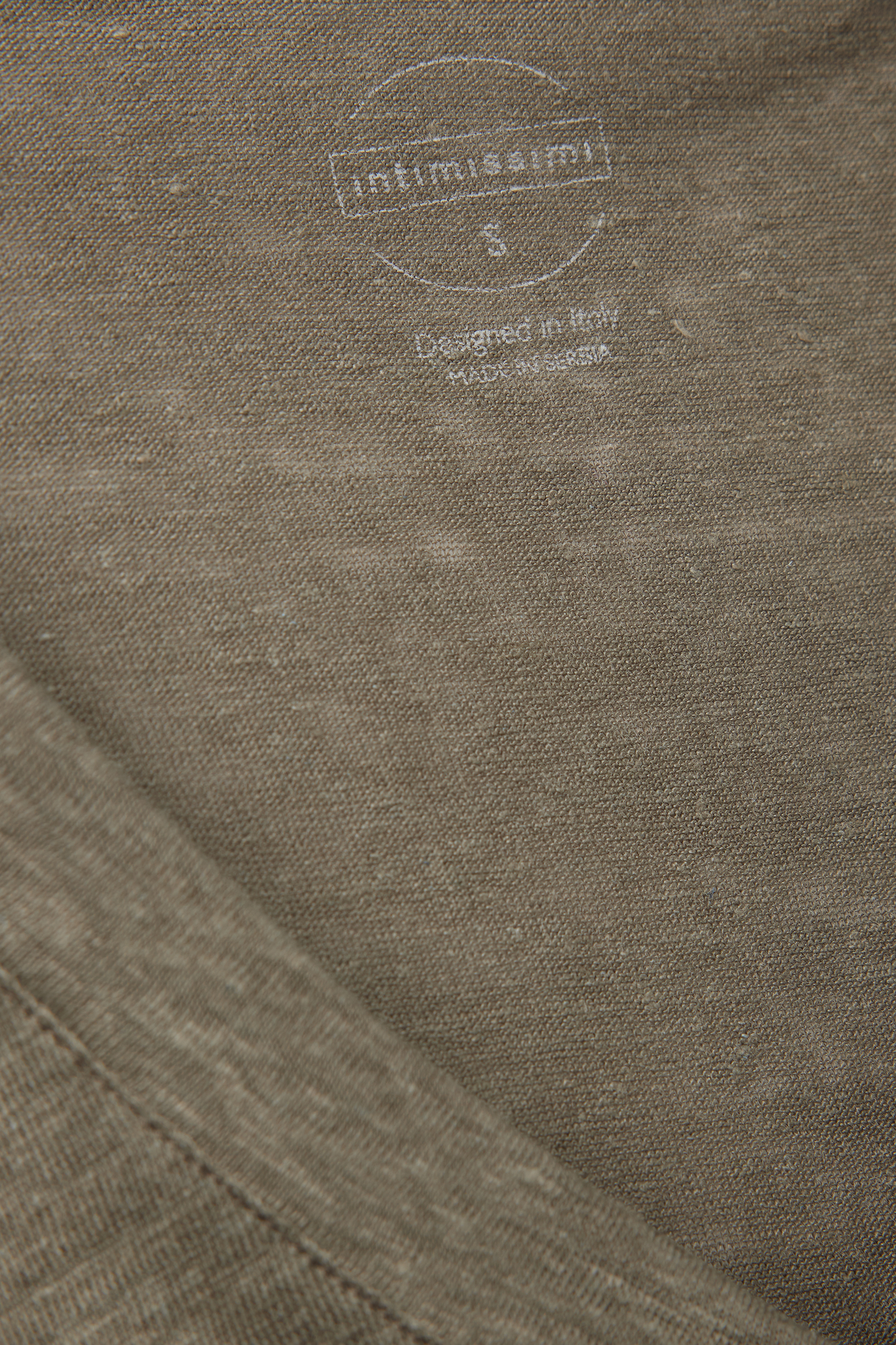 The Pure Linen リネン Vネック ショートスリーブ Tシャツ