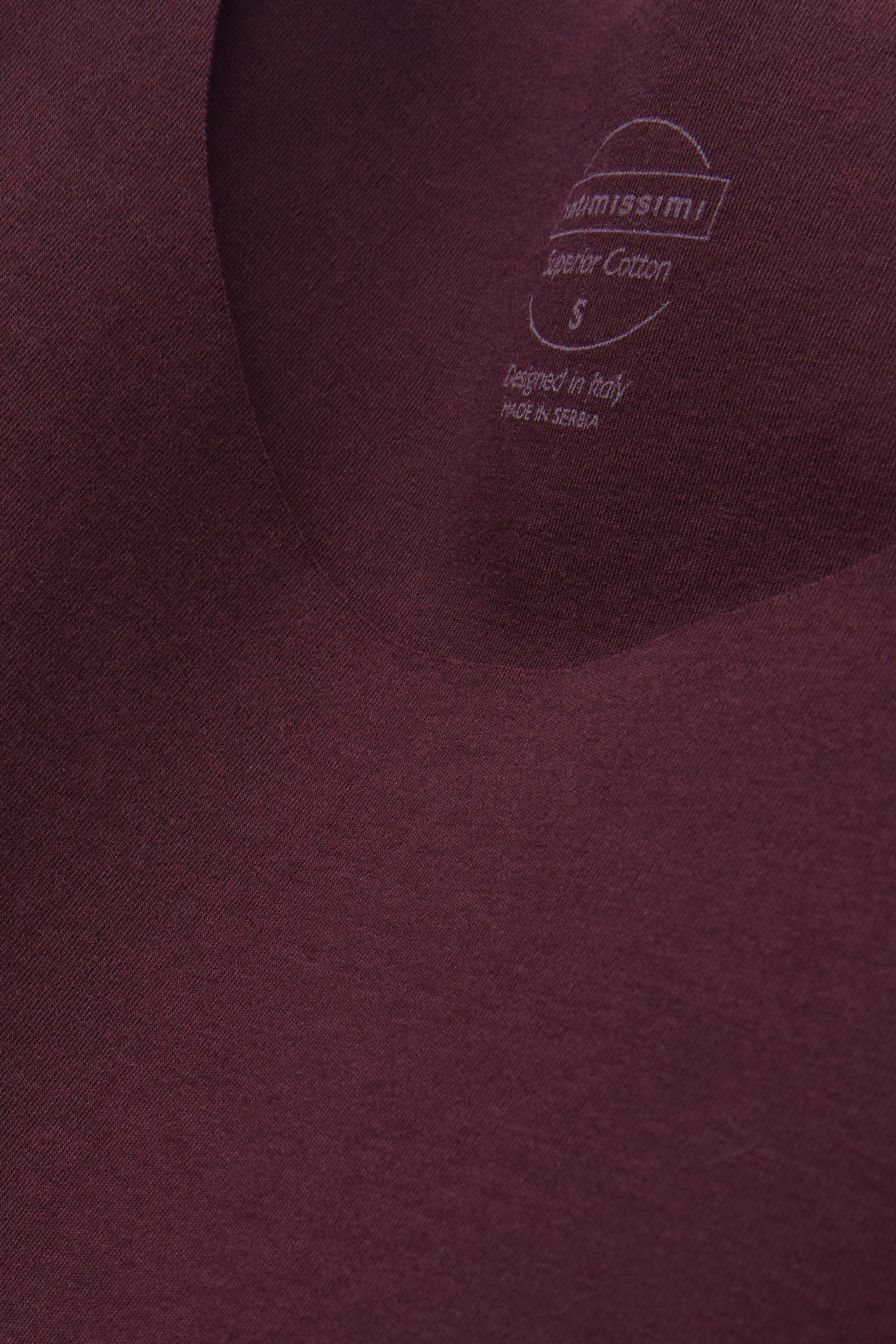 カットオフ コットン ラウンドネック タンクトップ