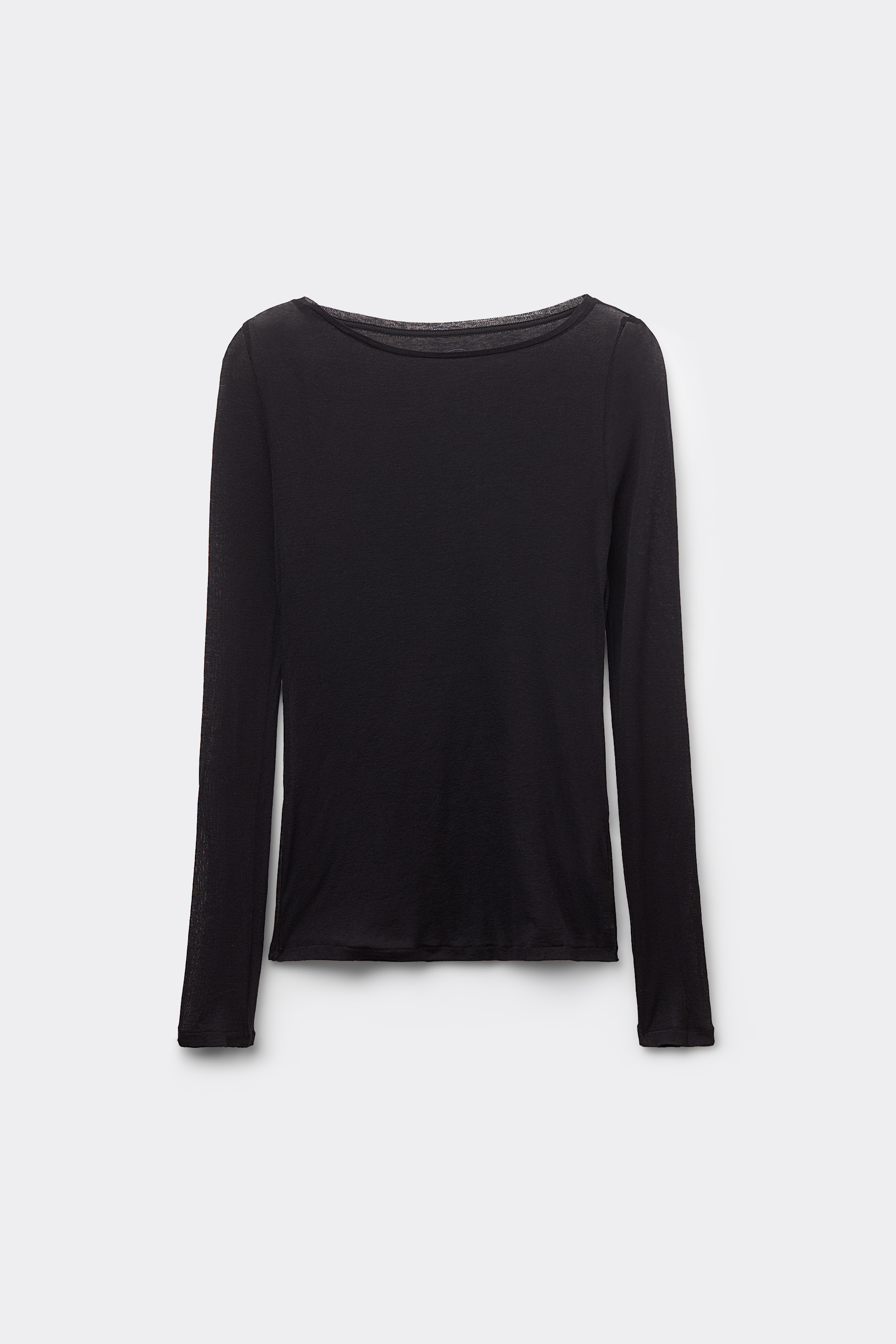 Maglia trasparente nera intimissimi outlet
