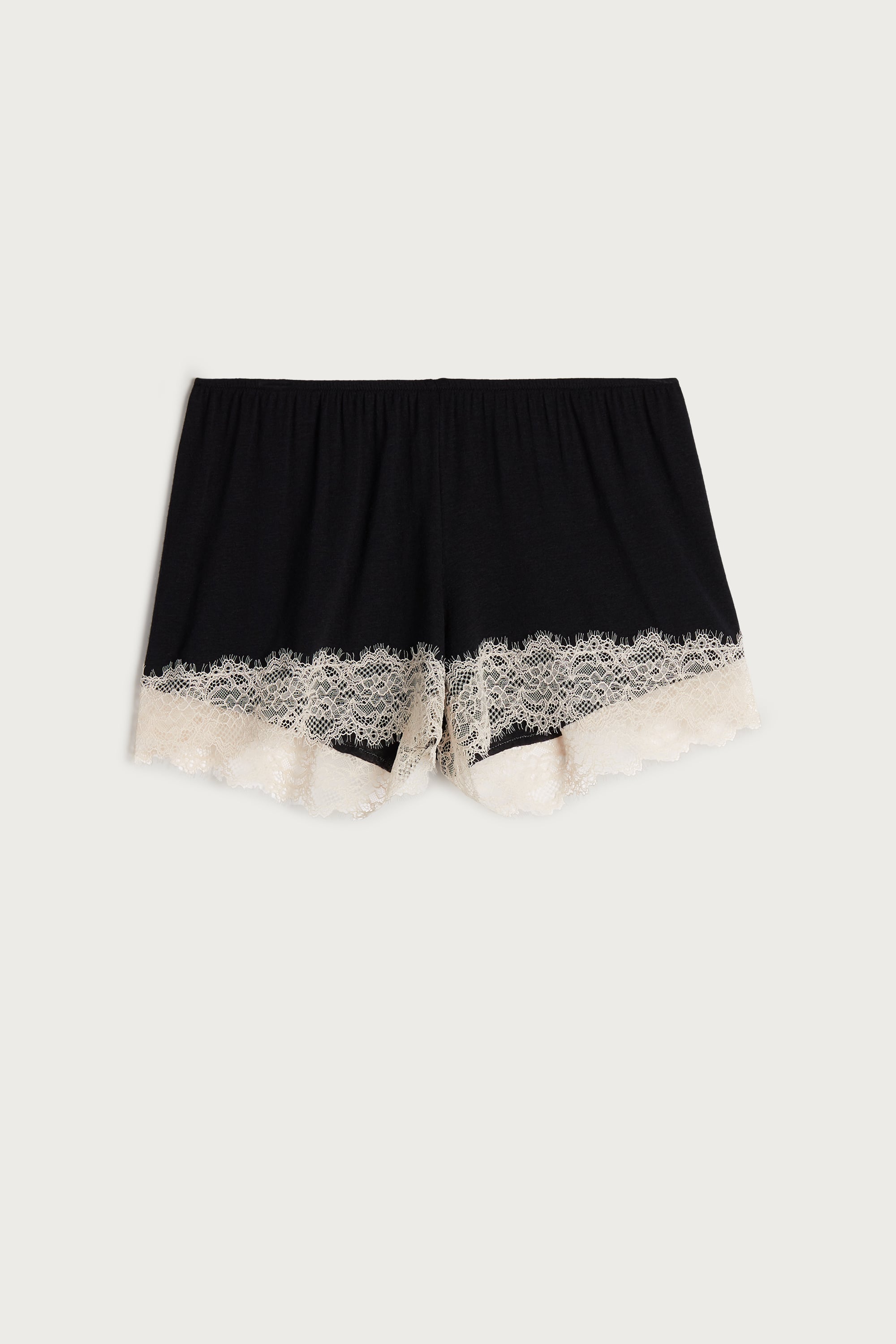 Modal Cashmere Ultralight Lace Shorts
