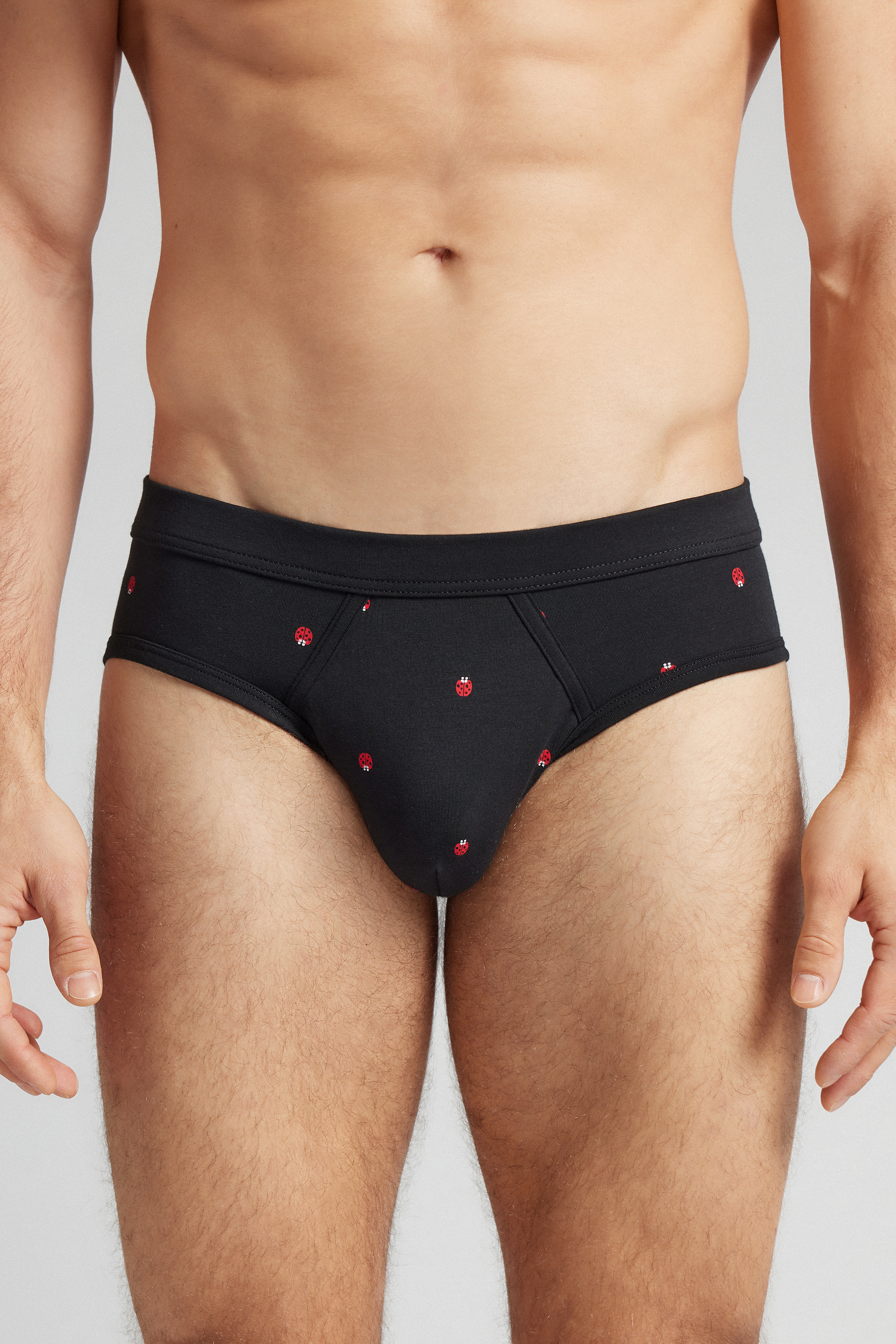 てんとう虫プリント Superior コットン ブリーフ